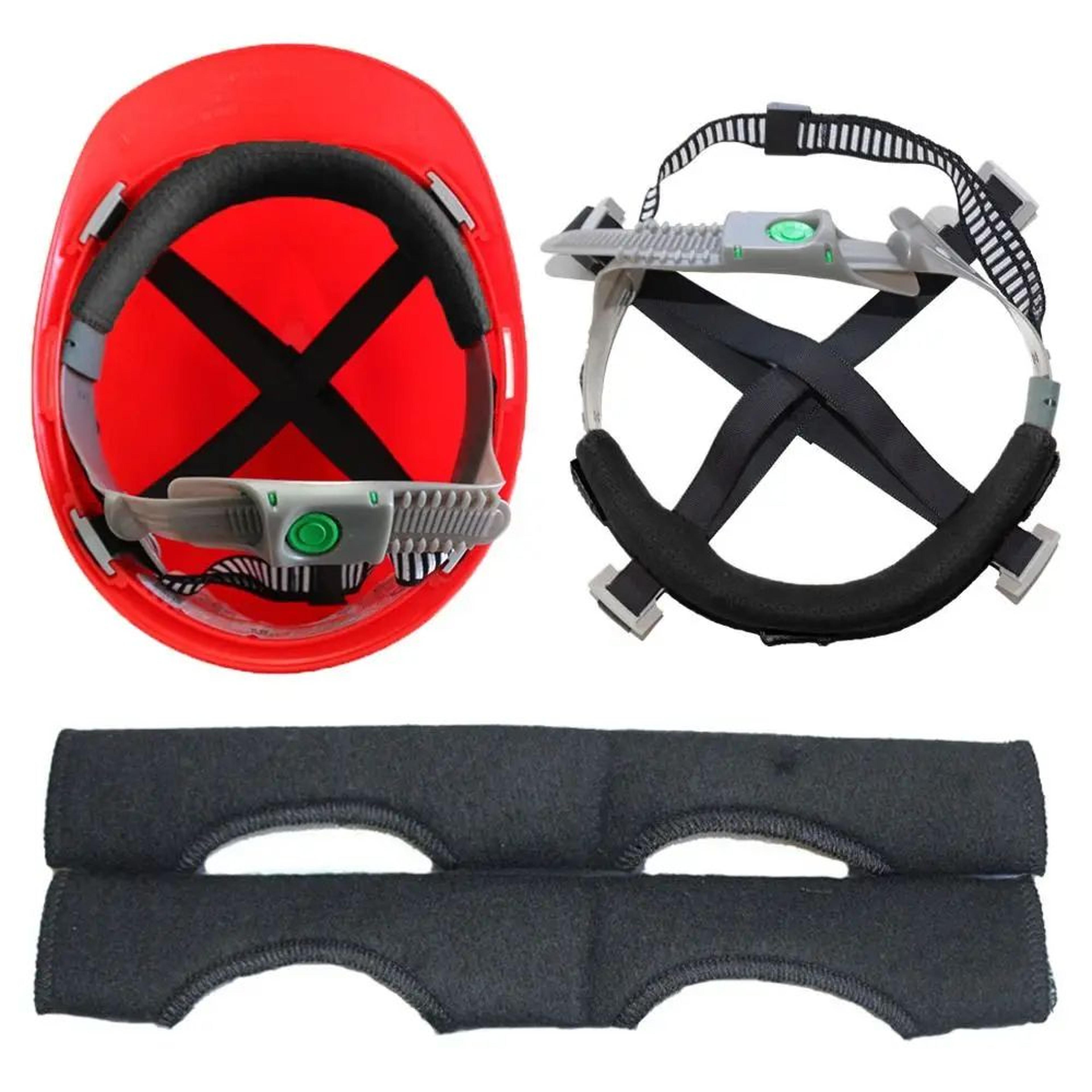 2 piece hard hat sweatband comfort pad set