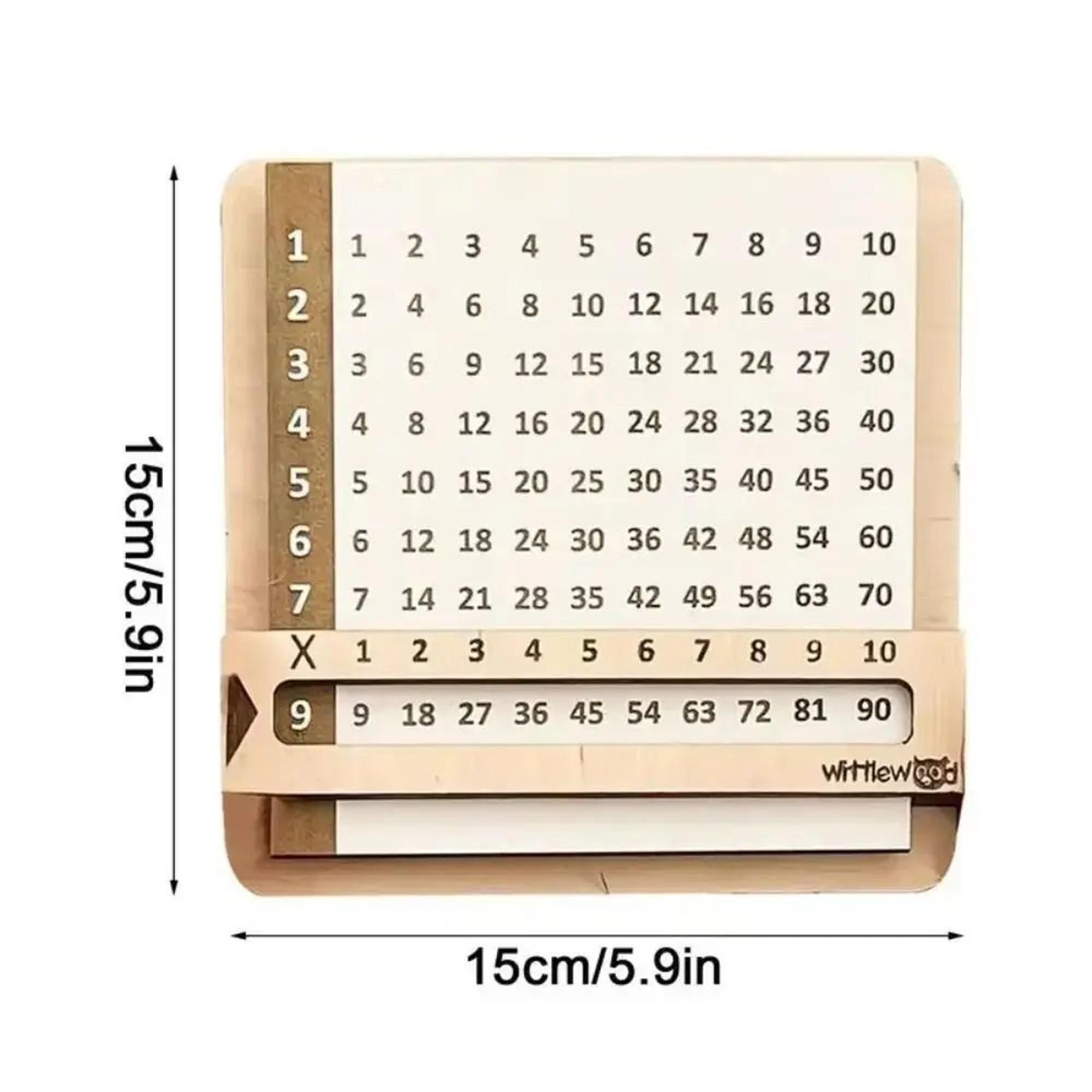 Wooden Montessori Multiplication Learning Board 5