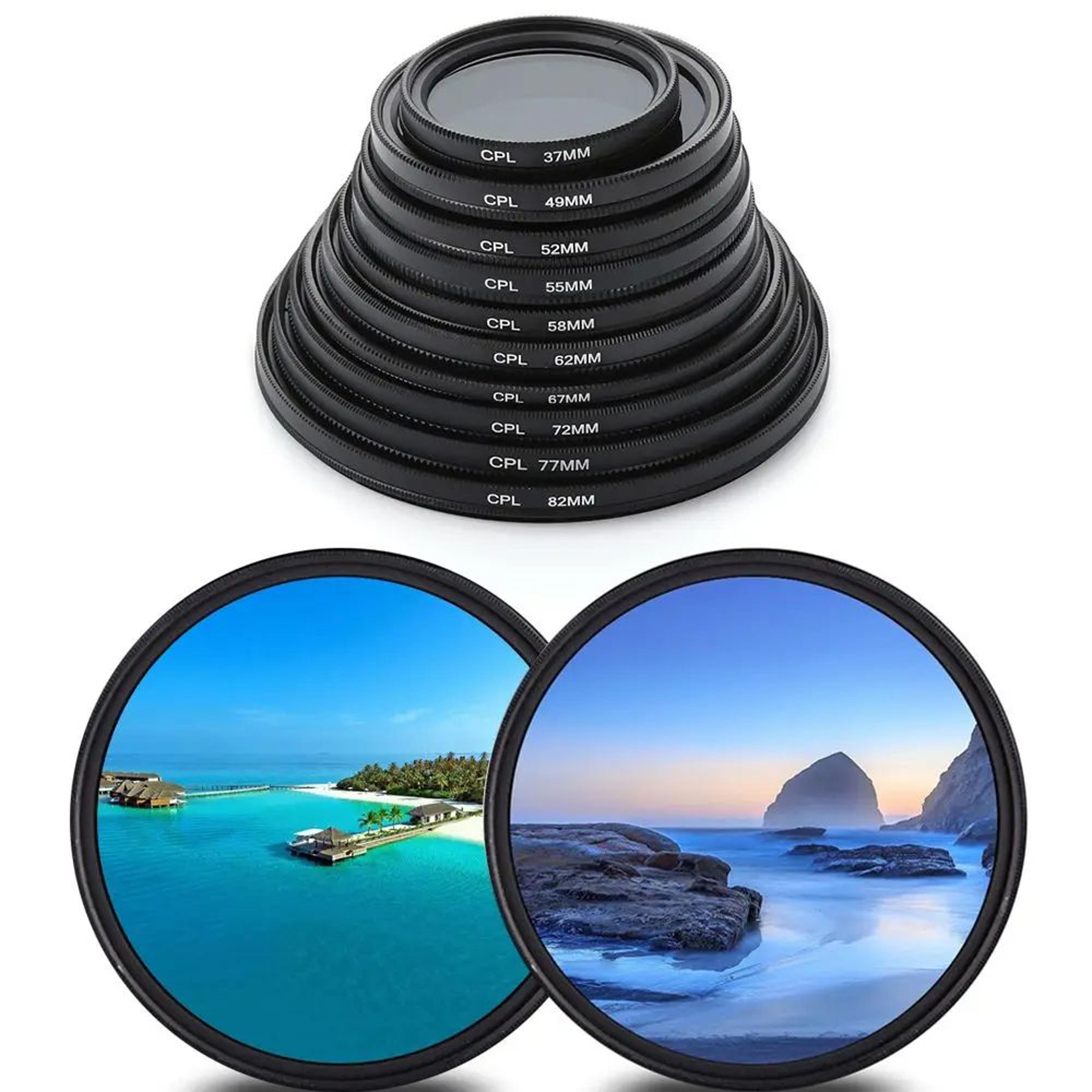 CPL Polarizing Camera Lens Filter For DSLR Photography 0