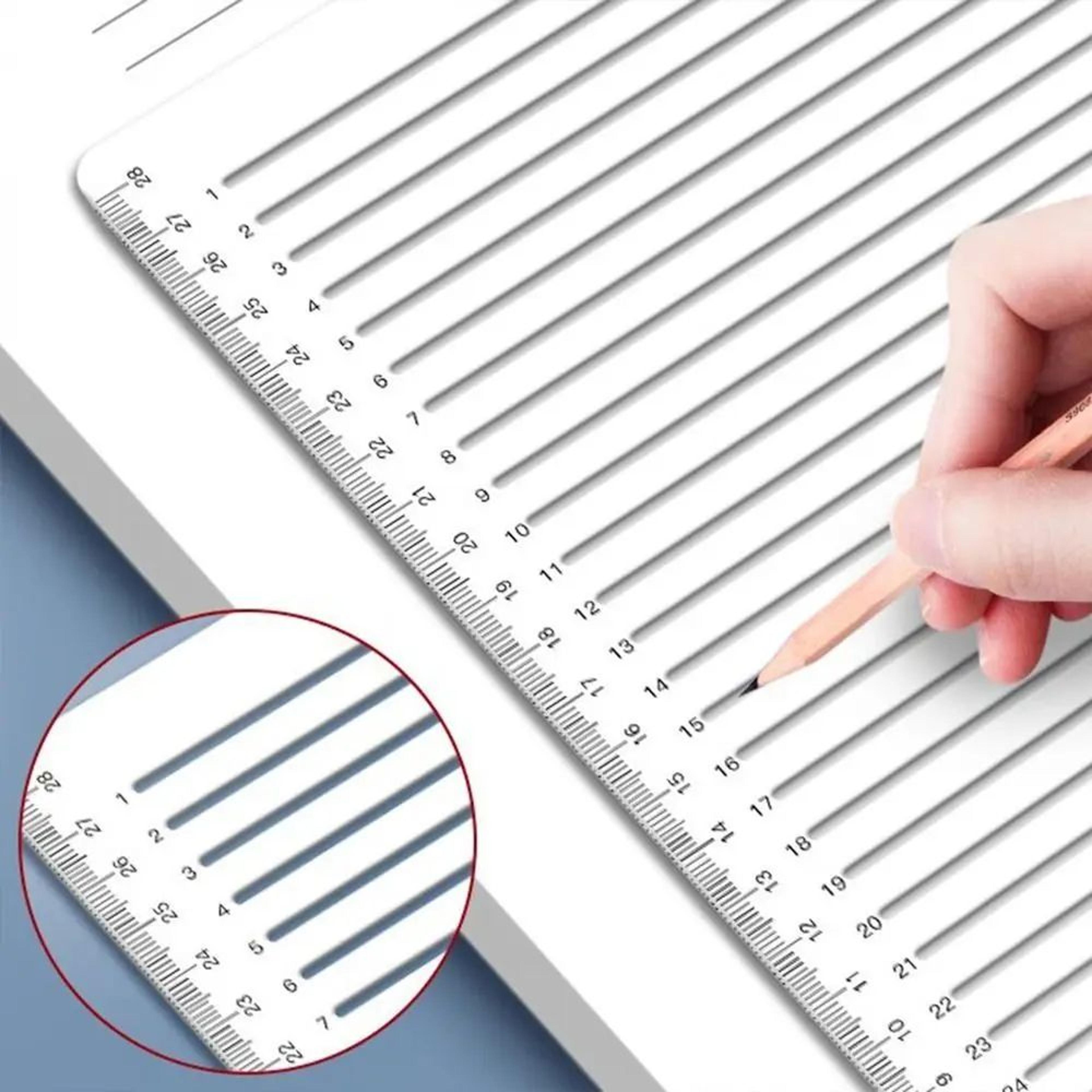 Transparent Calligraphy Stencil Ruler Template For Handwriting Practice 1