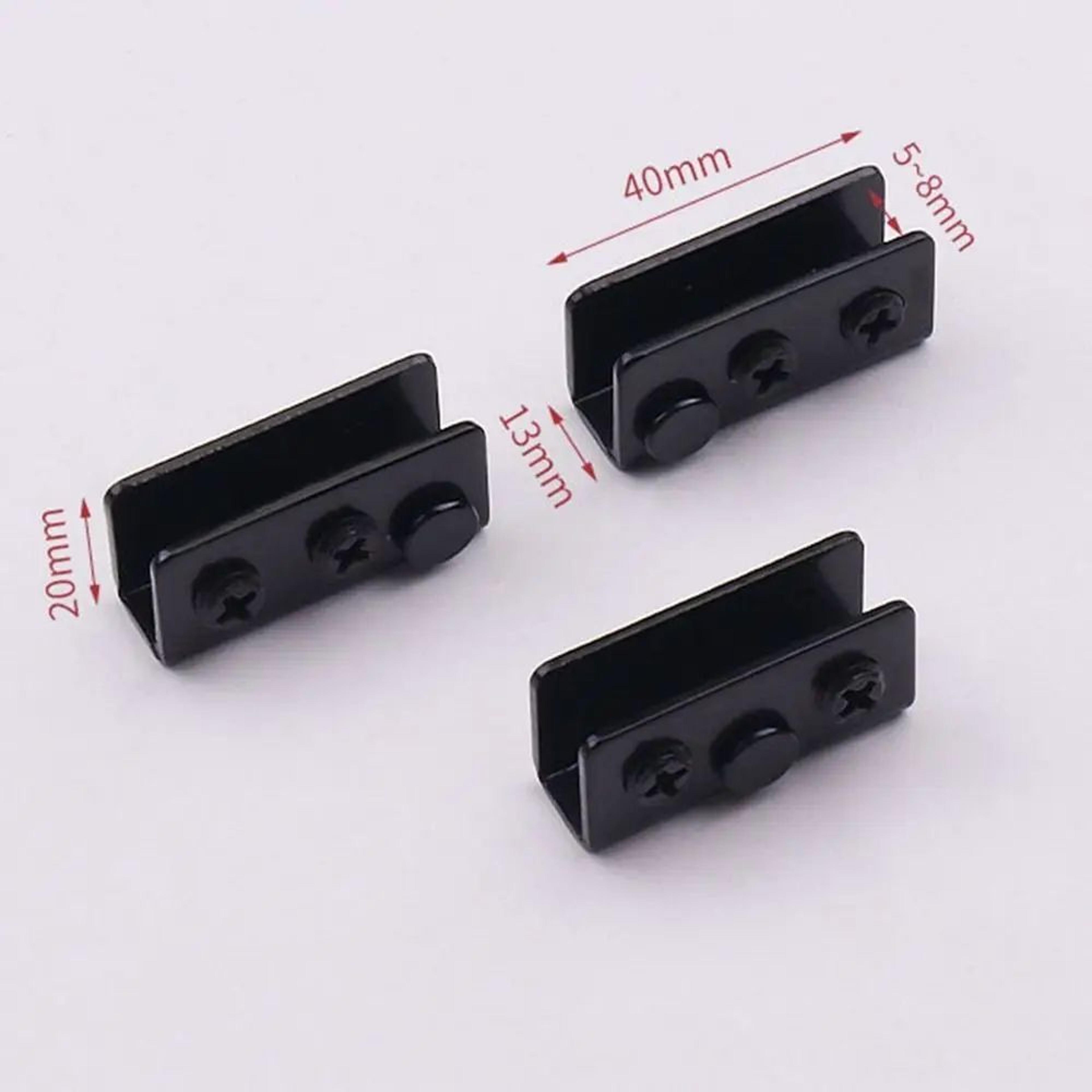 Glass Door Hinge Set For Wine Cabinet And Display Cabinets 3