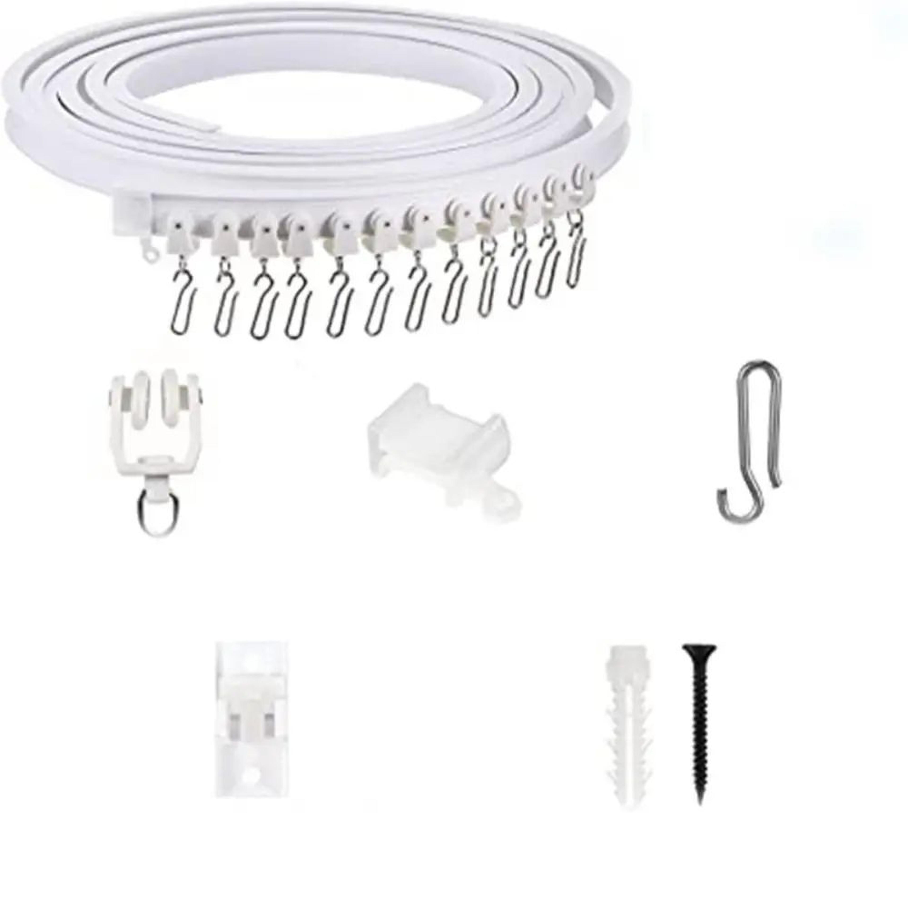 Flexible Silent Curtain Track Rail System 6