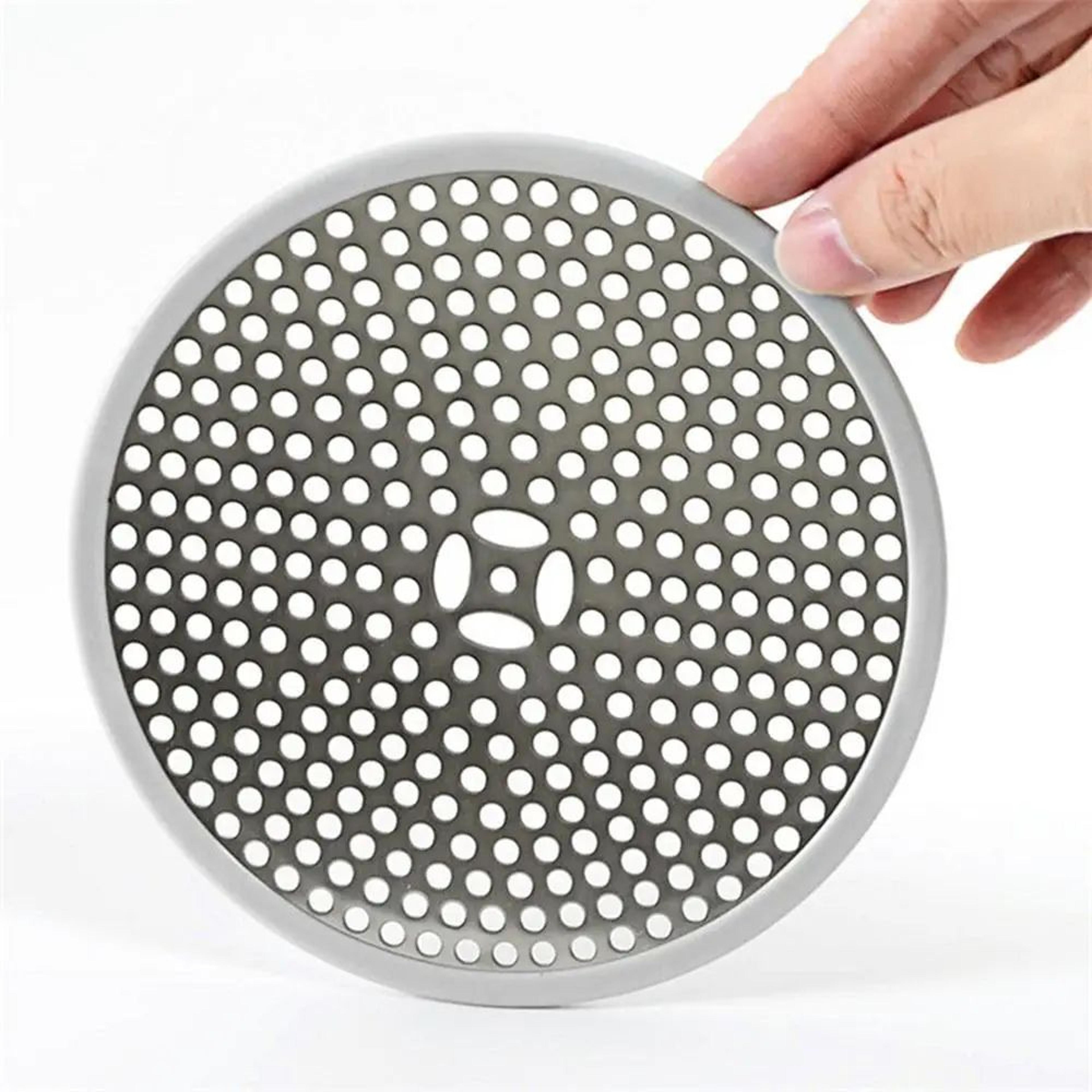 Stainless Steel Shower Drain Hair Catcher Filter 1