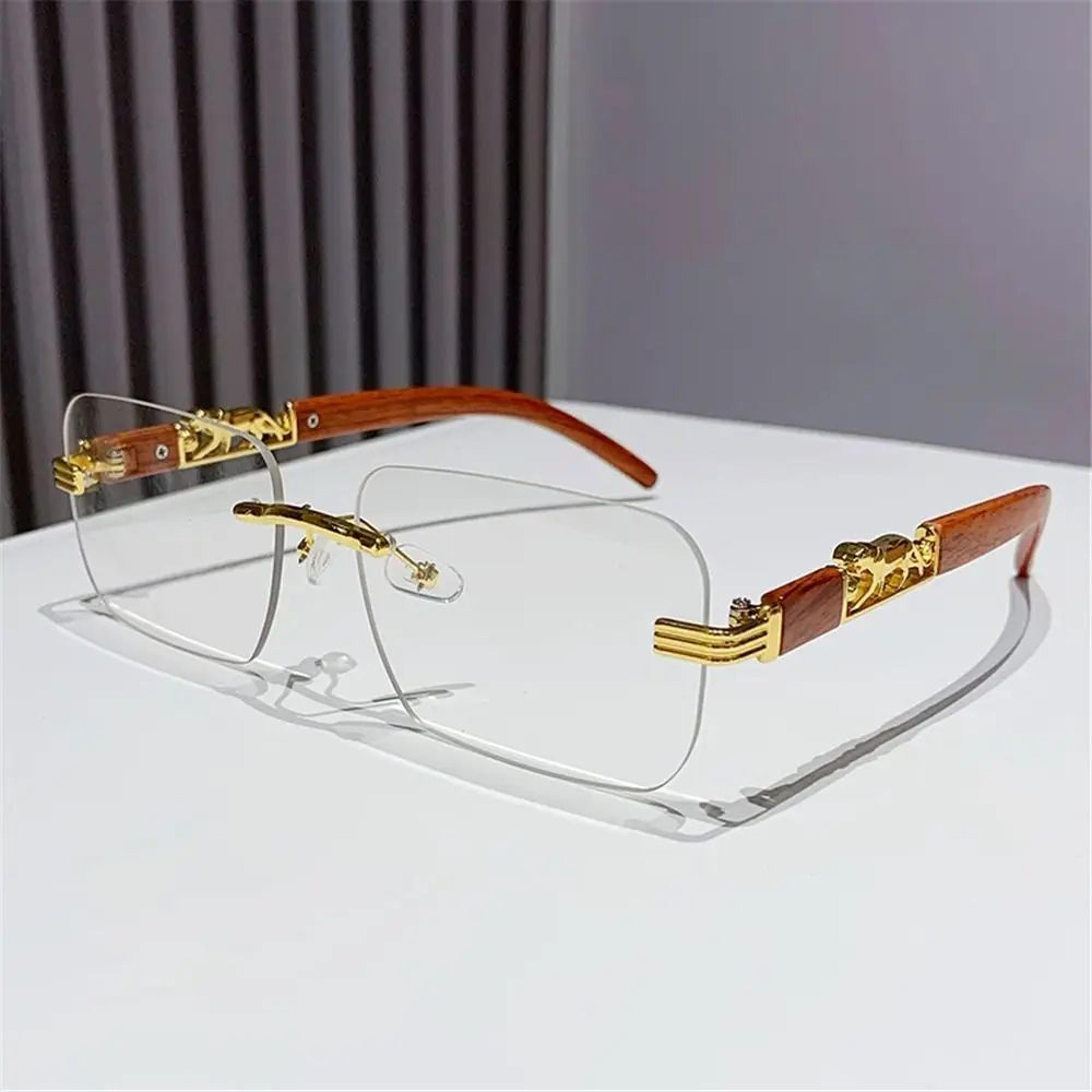 EdgeLux Rimless Retro Sunglasses 6