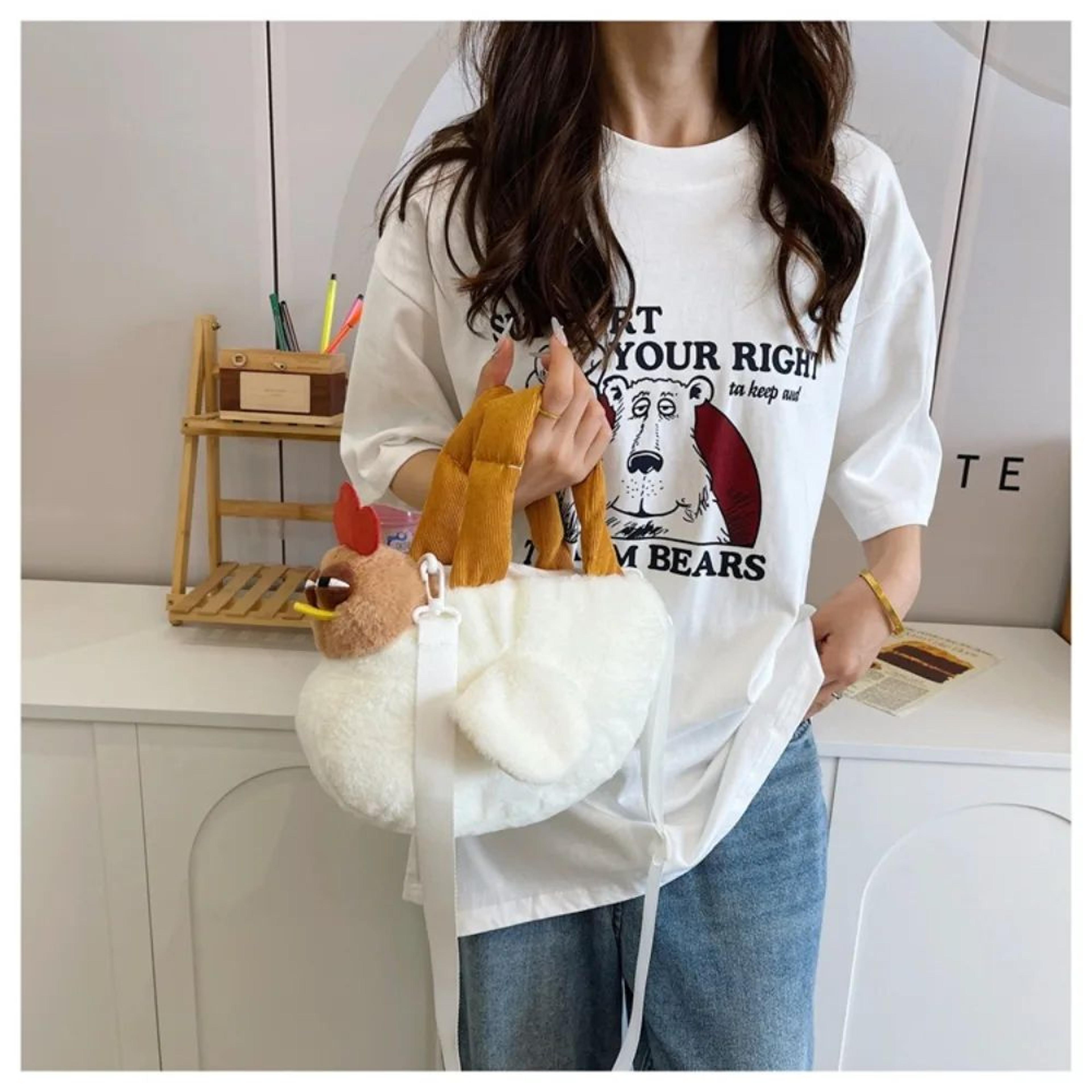 CozyCluck Plush Chicken Shoulder Bag 0