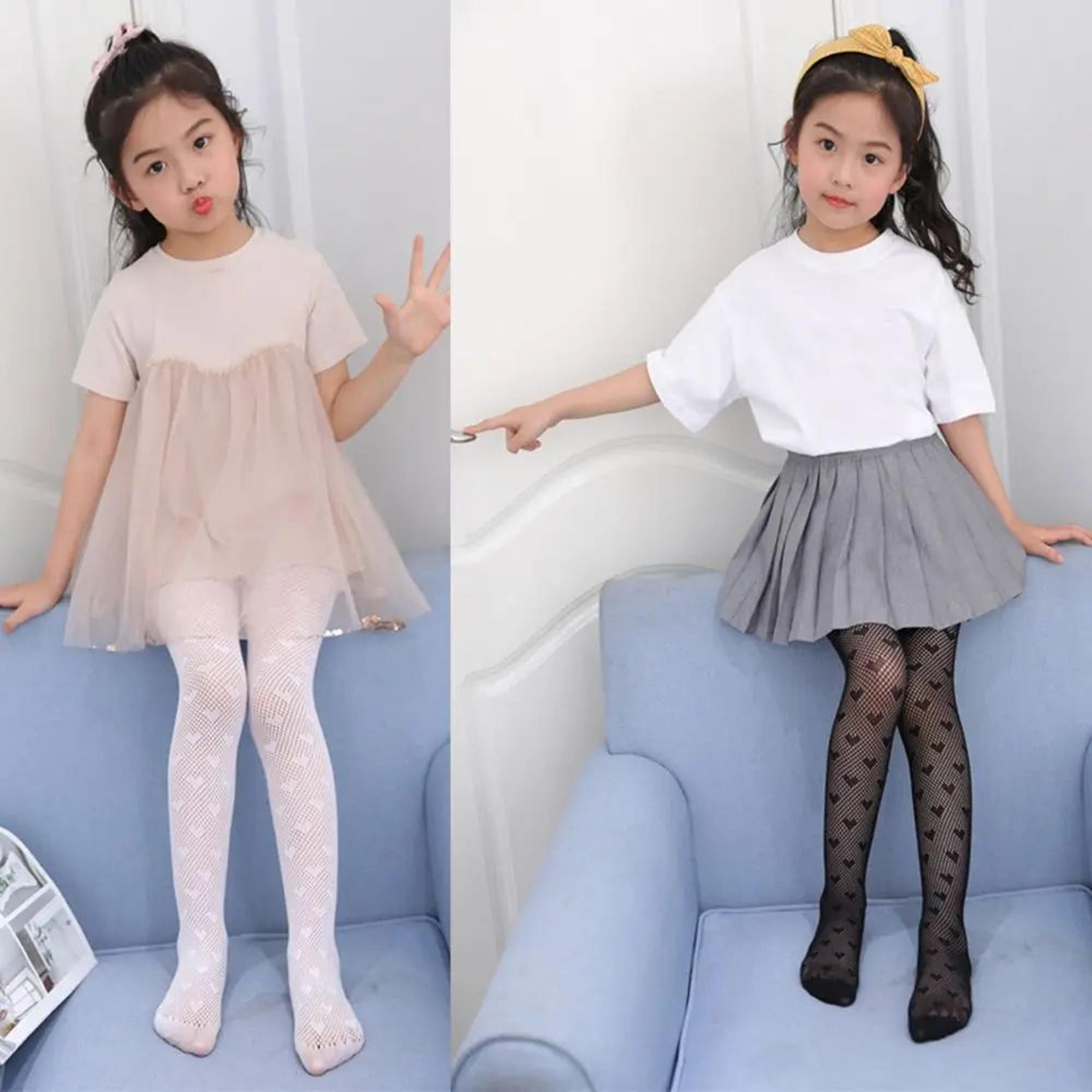 soft mesh princess tights for baby girls