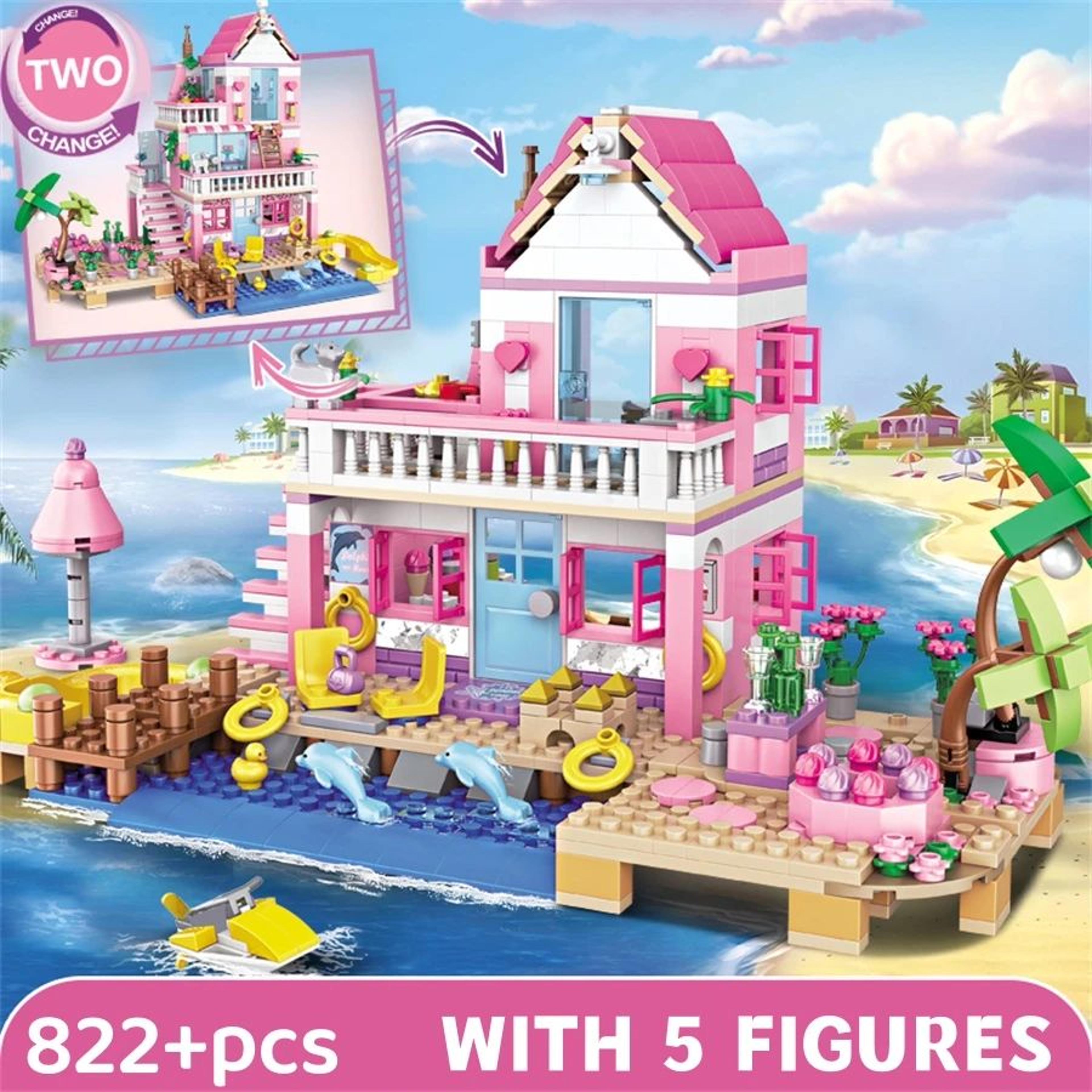 Summer Seaside Villa Building Block Set 1
