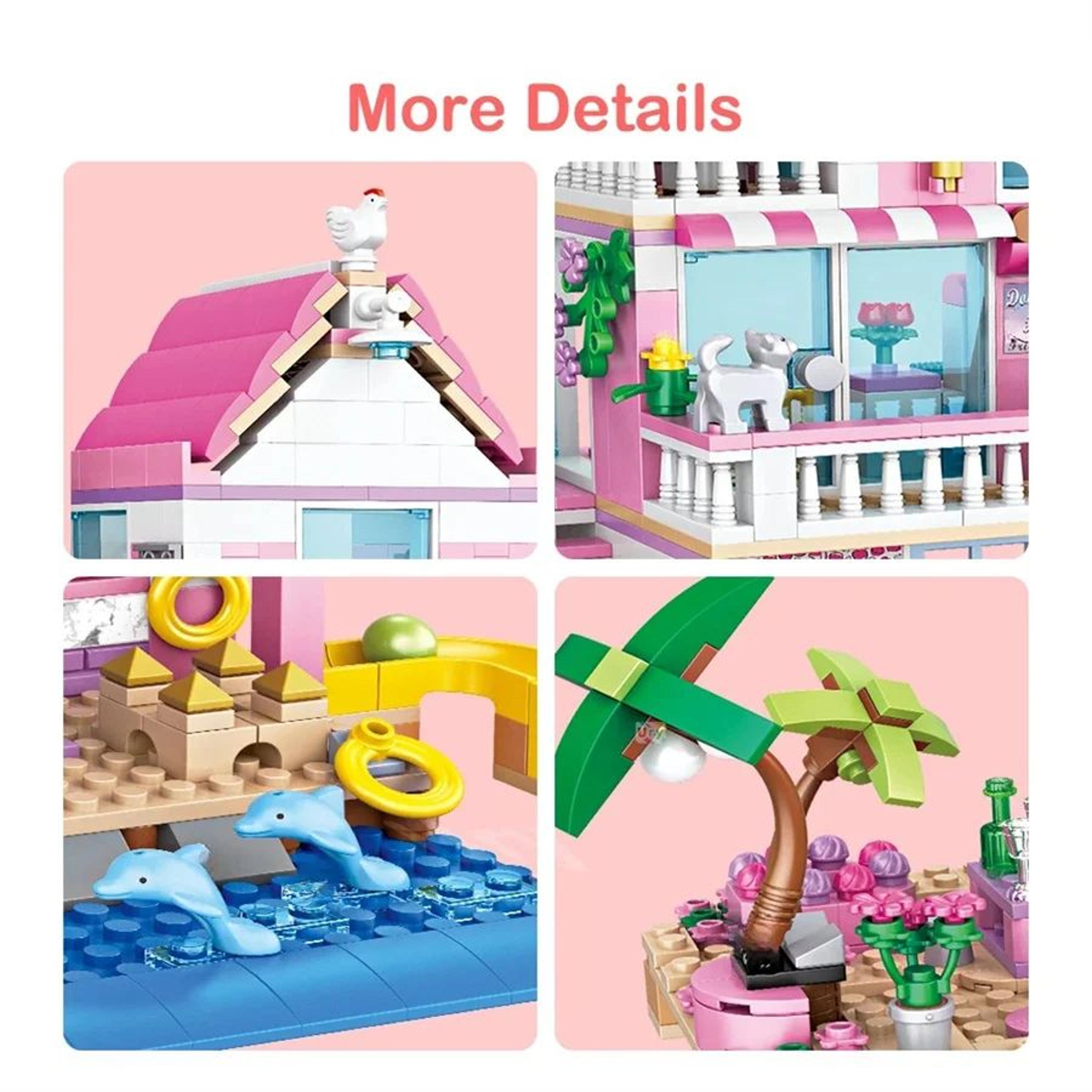Summer Seaside Villa Building Block Set 2