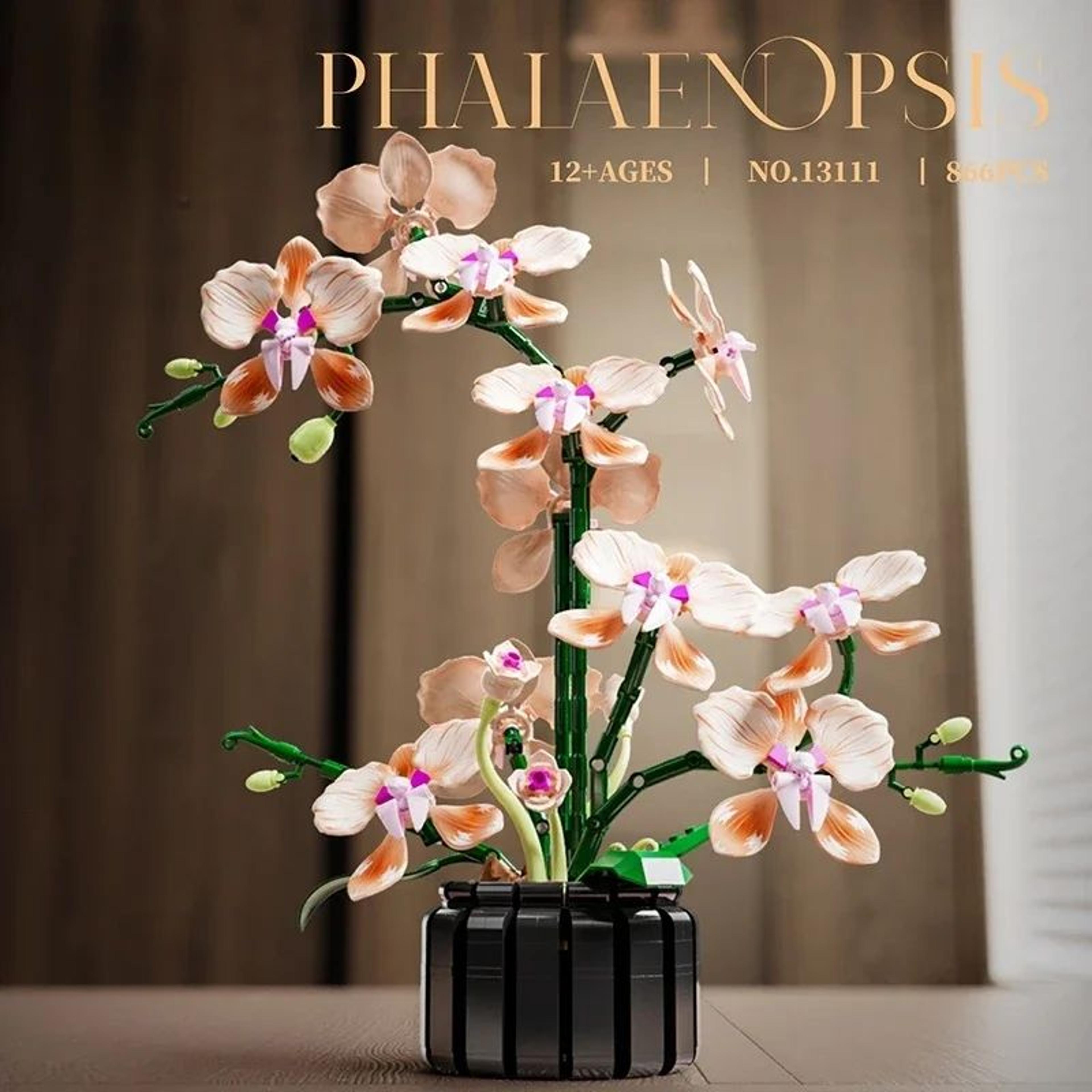 Orchid Flower Bouquet Building Blocks Set 2