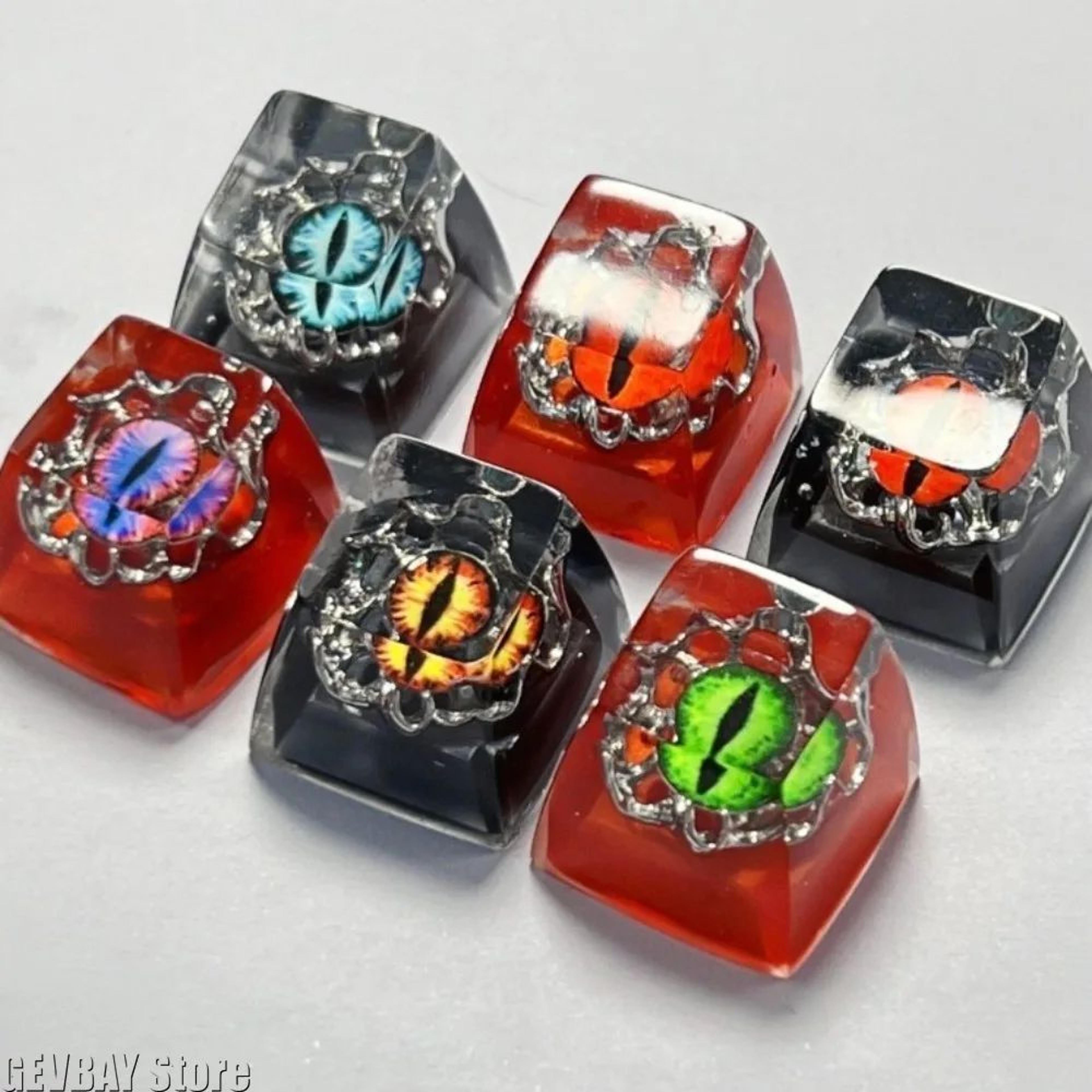 Halloween Evil Eye Resin Keycap For Mechanical Keyboard 3