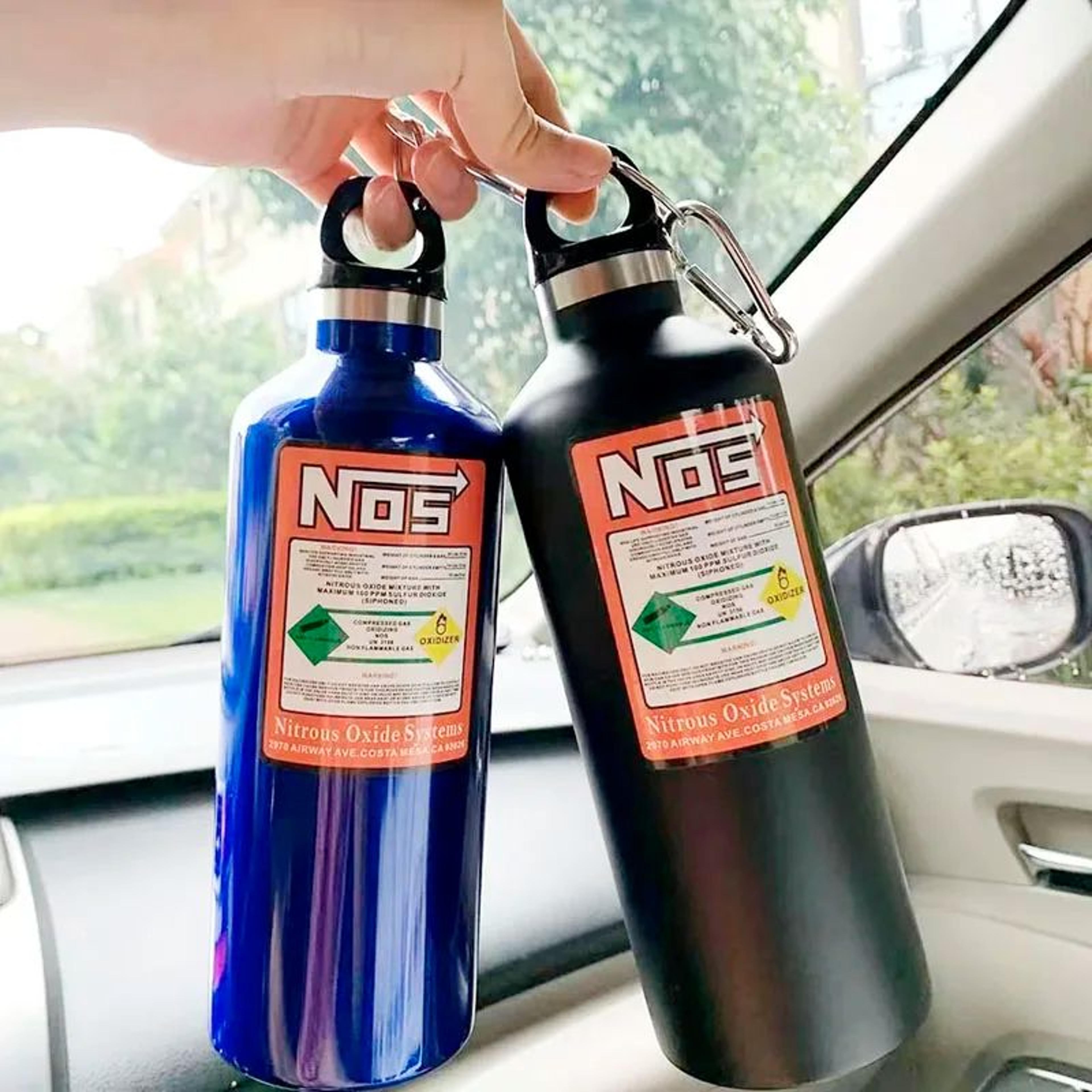 nos racing style stainless steel thermos cup