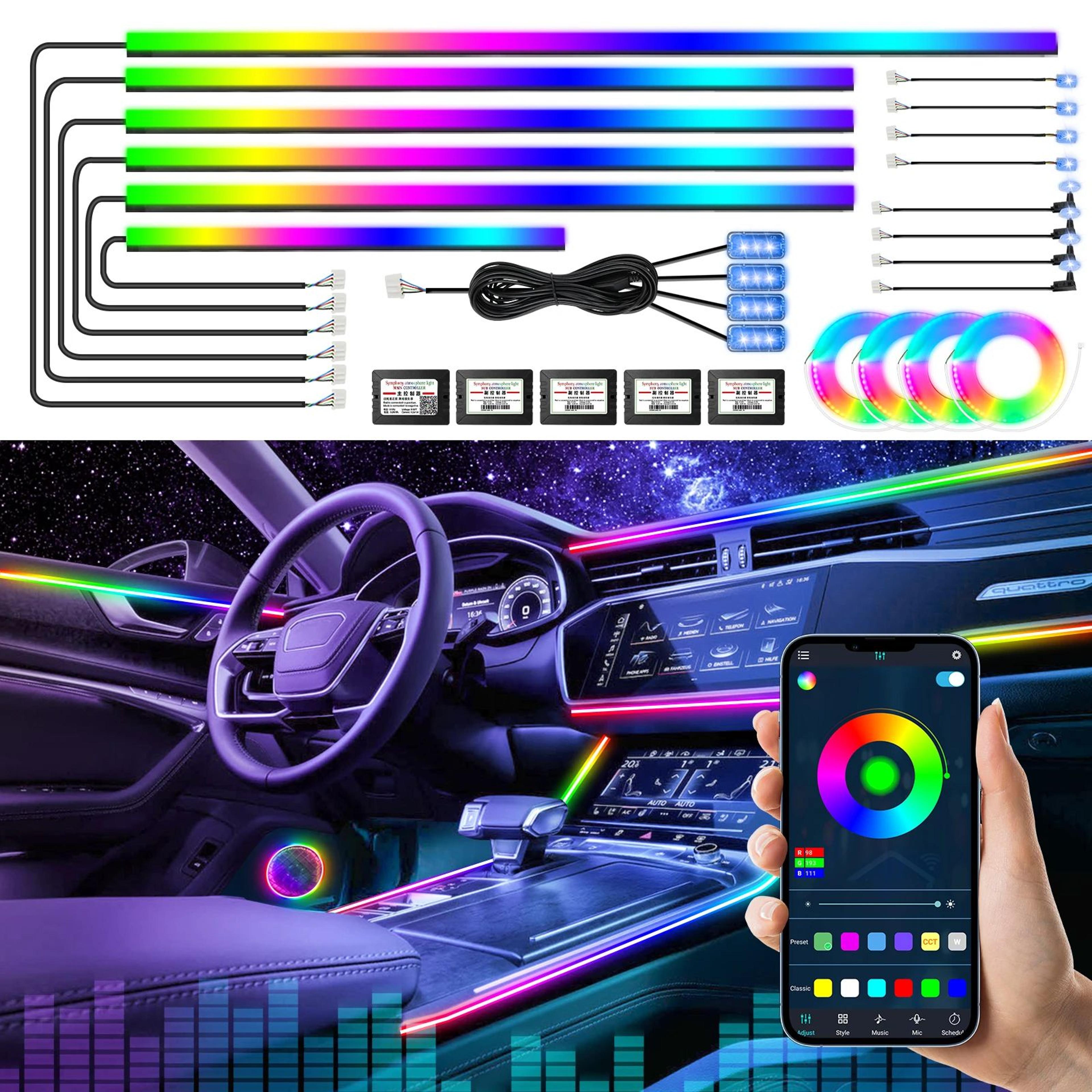 RGB Symphony Car Ambient Light Interior LED Strip Kit 0