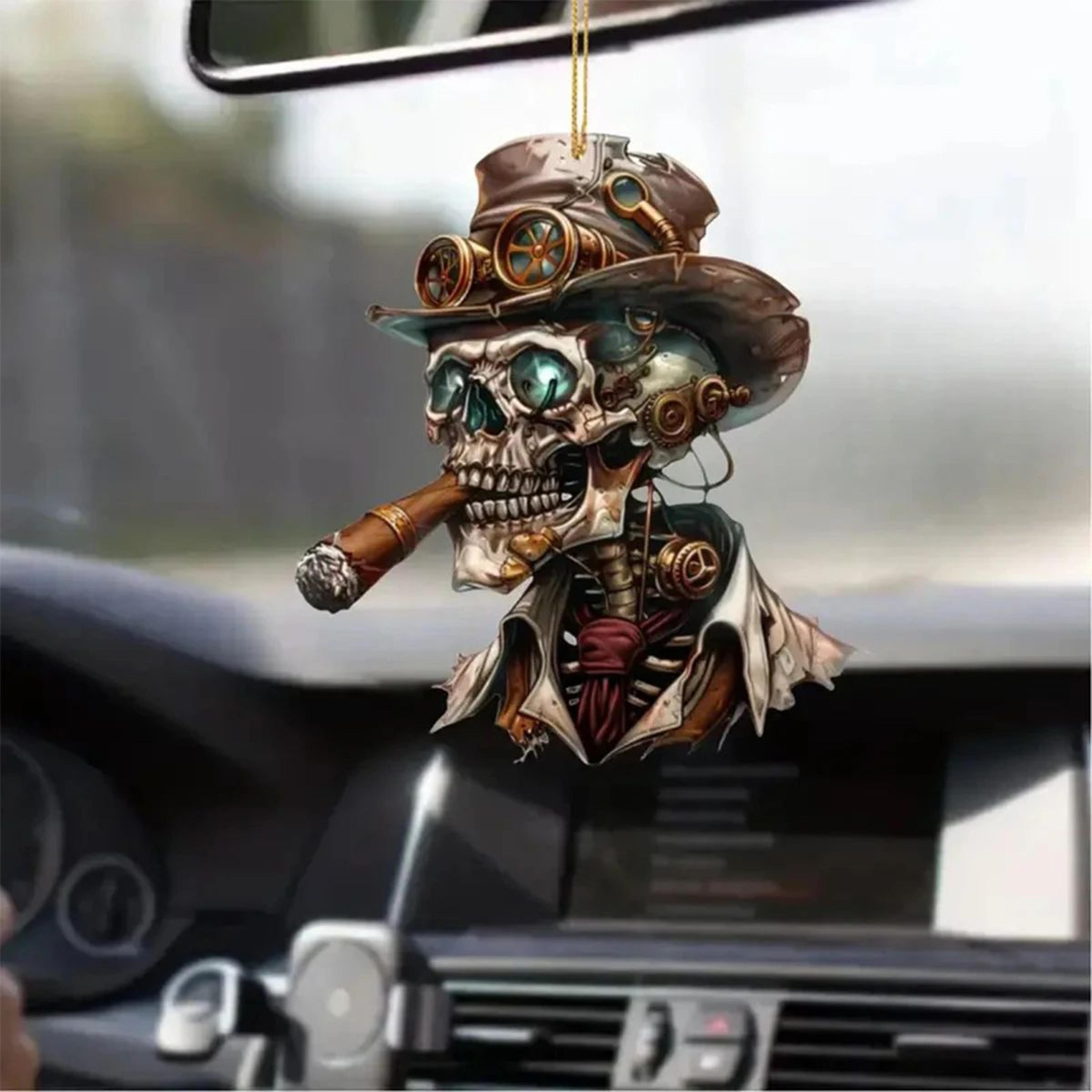 Halloween Car Mirror Hanging Acrylic Pendant 5