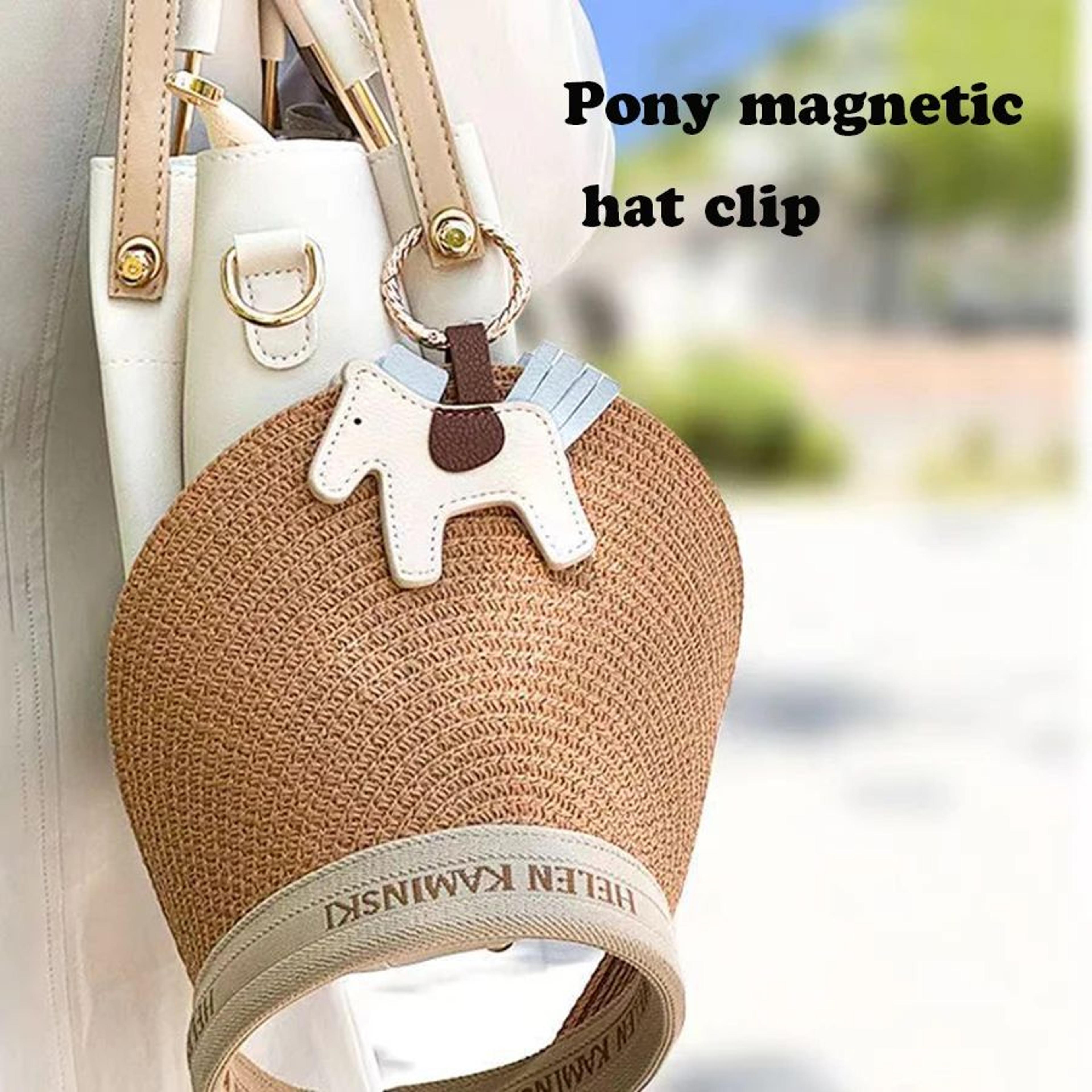 magnetic hat clip travel bag accessory holder