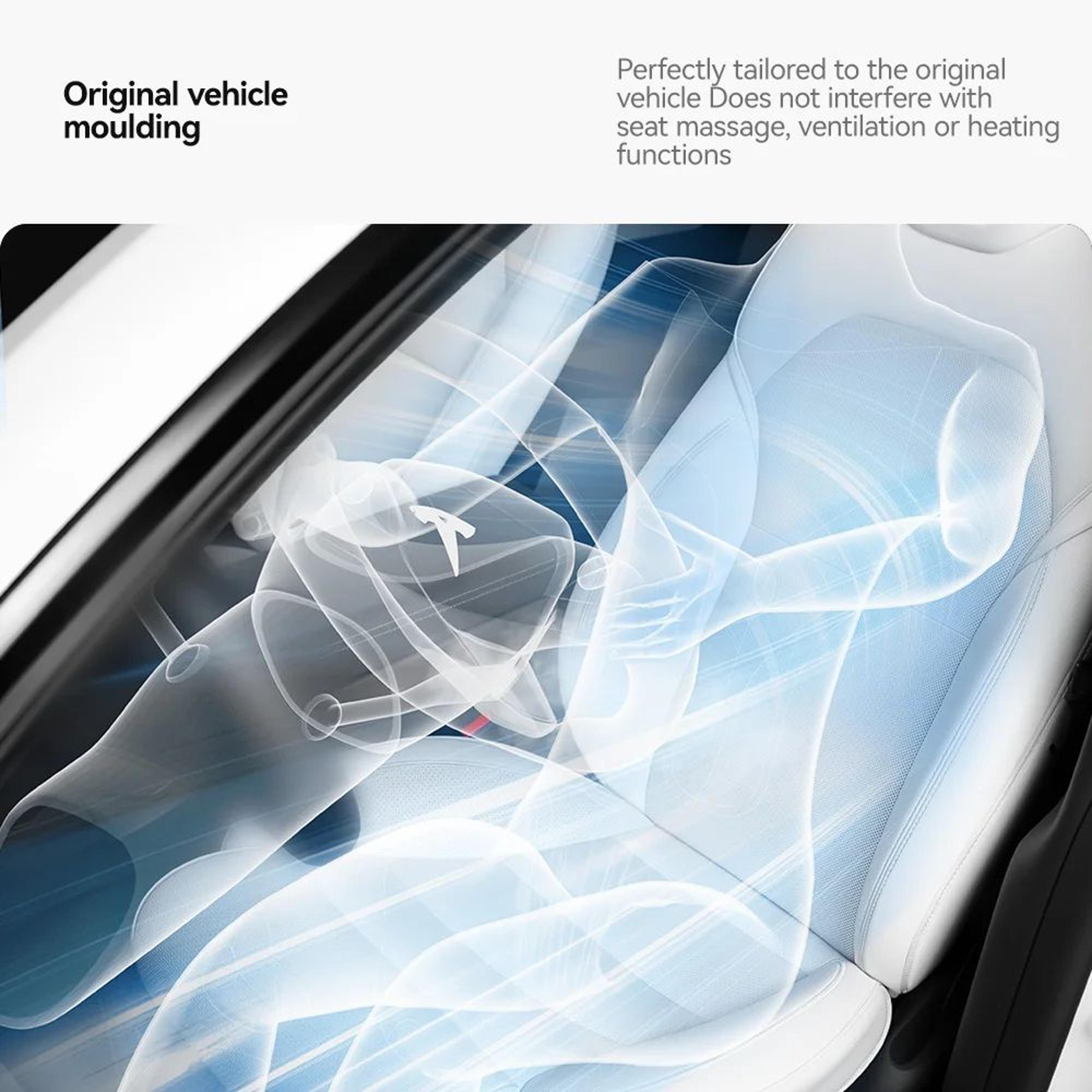 Tesla Memory Foam Leg Support Seat Extender Cushion 2