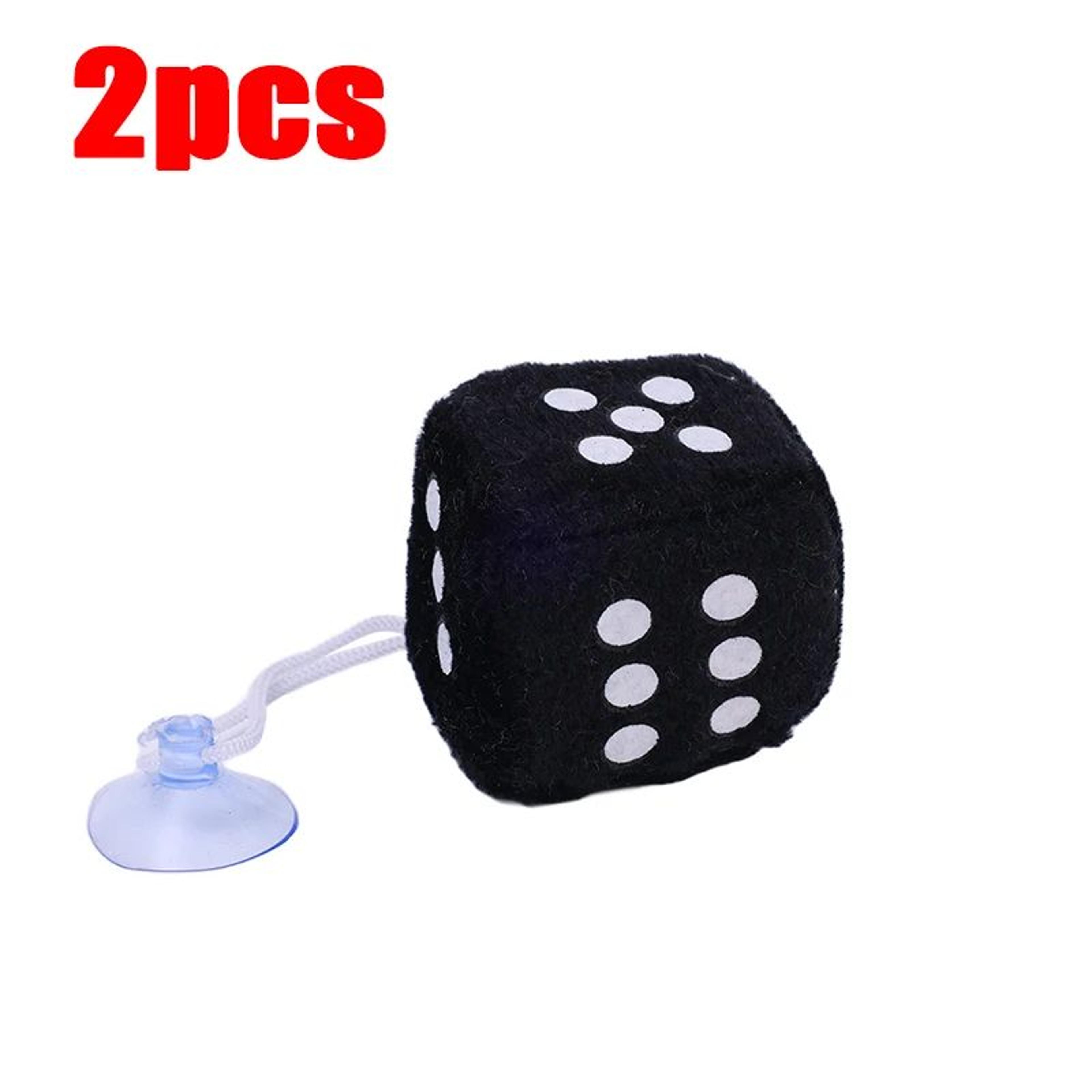 Plush Dice Car Hanging Pendant Set 12