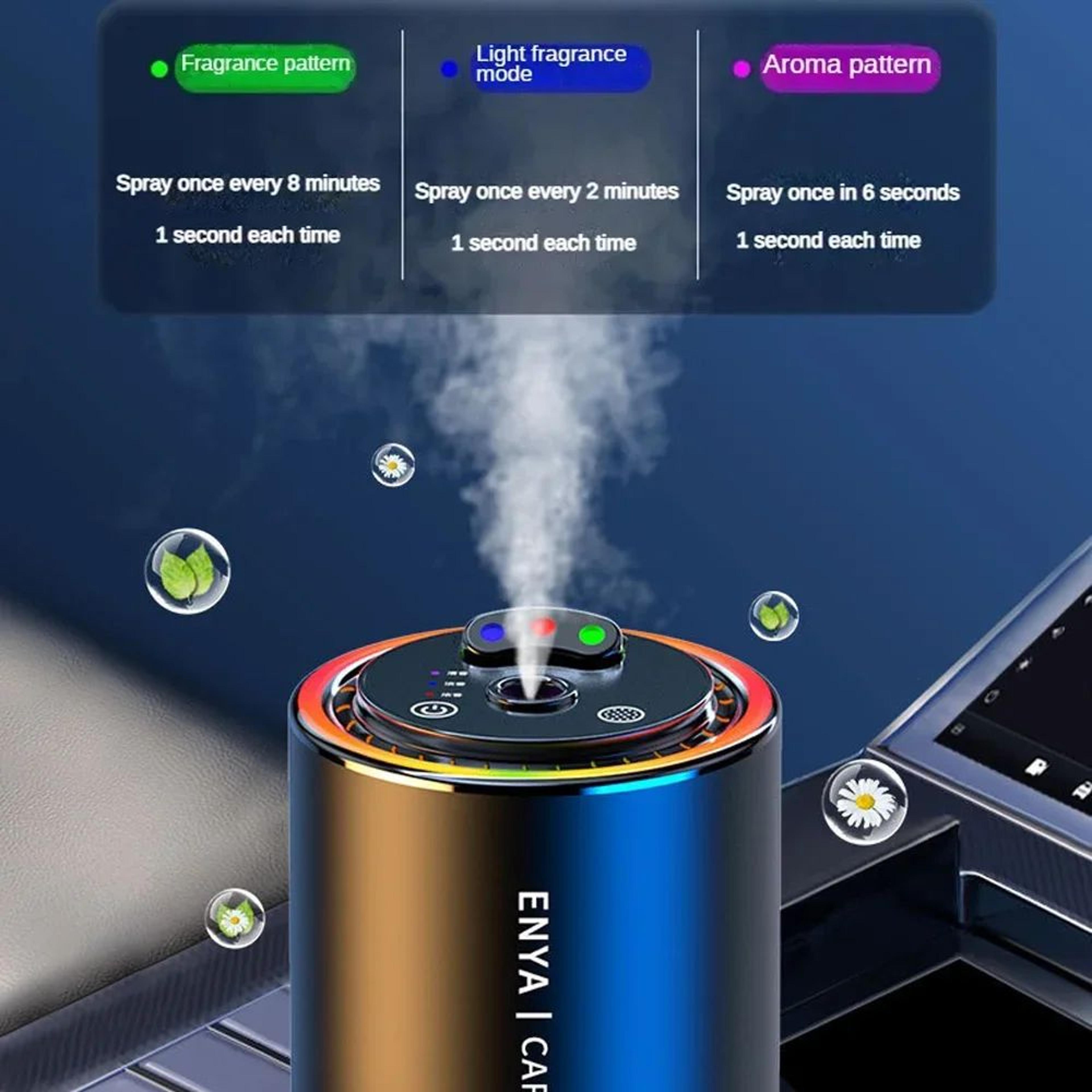 USB Rechargeable Car Air Freshener Essential Oil Diffuser 4