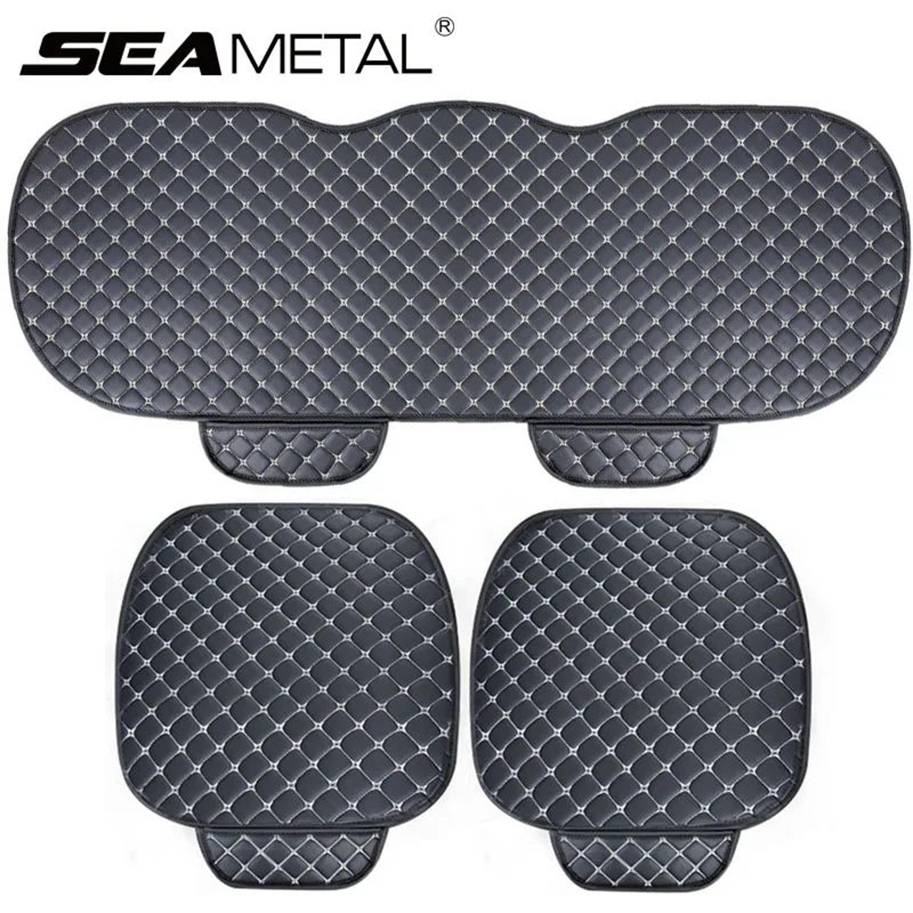 SEAMETAL Universal PU Leather Car Seat Covers 0