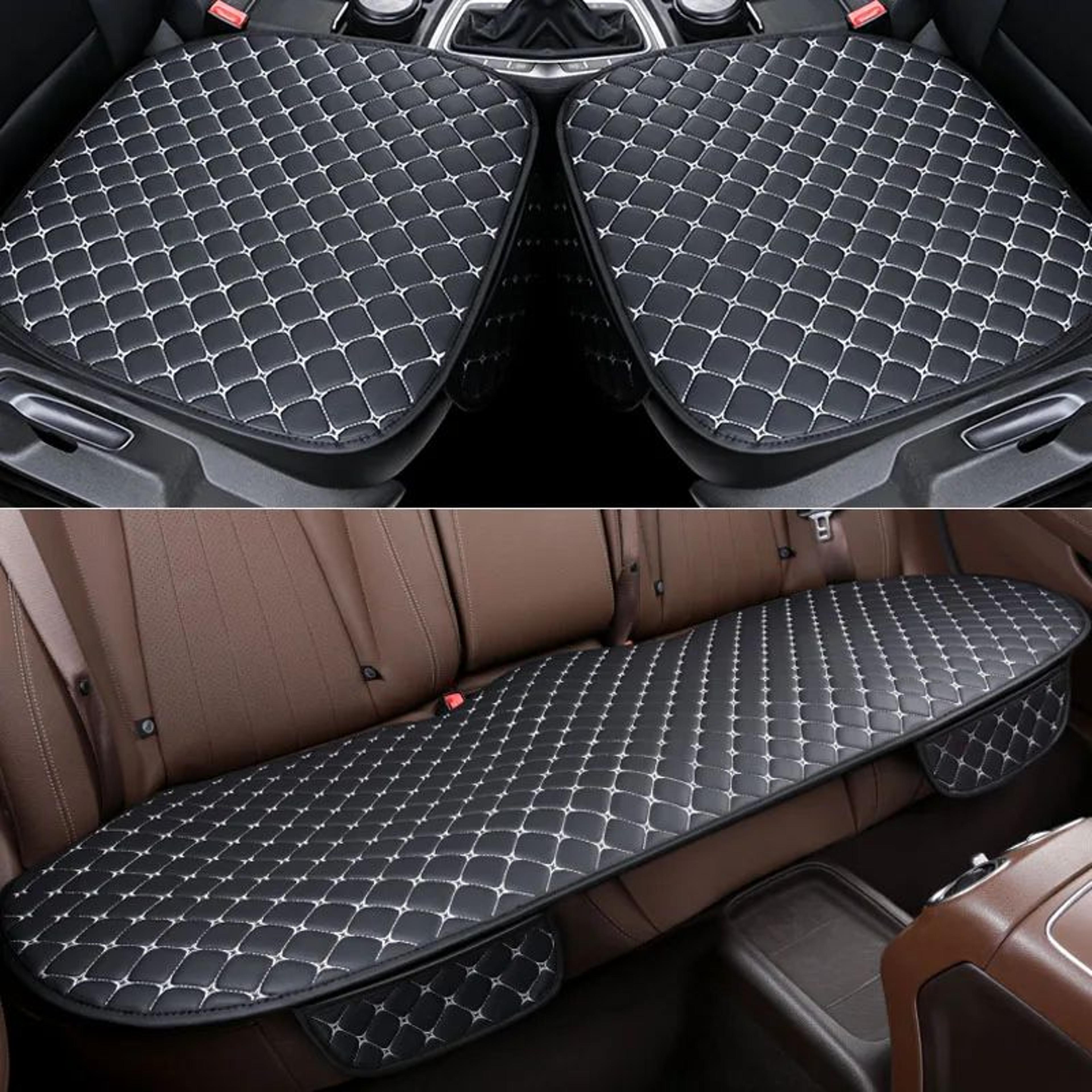 SEAMETAL Universal PU Leather Car Seat Covers 12