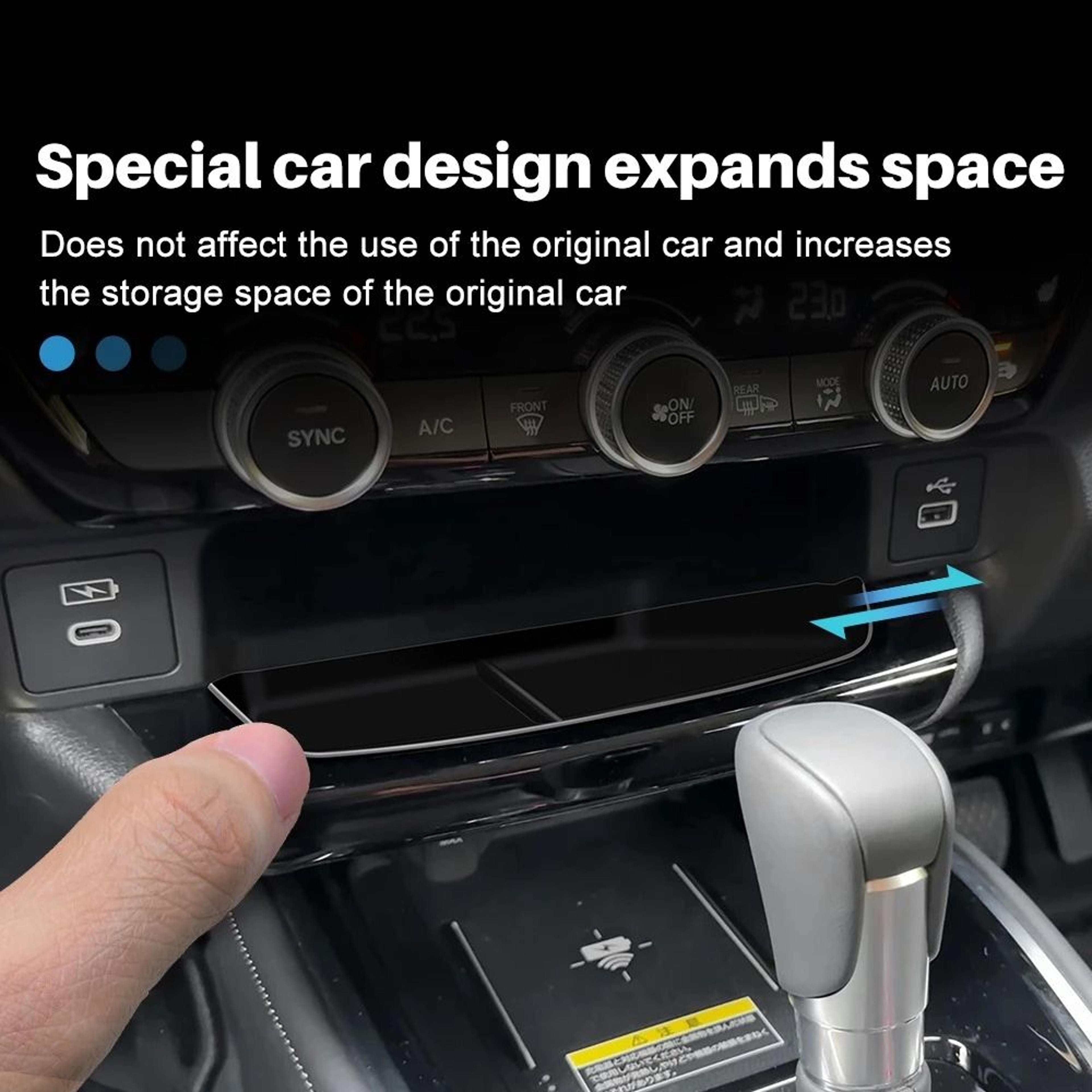 Honda HRV Hidden Center Console Storage Organizer 4