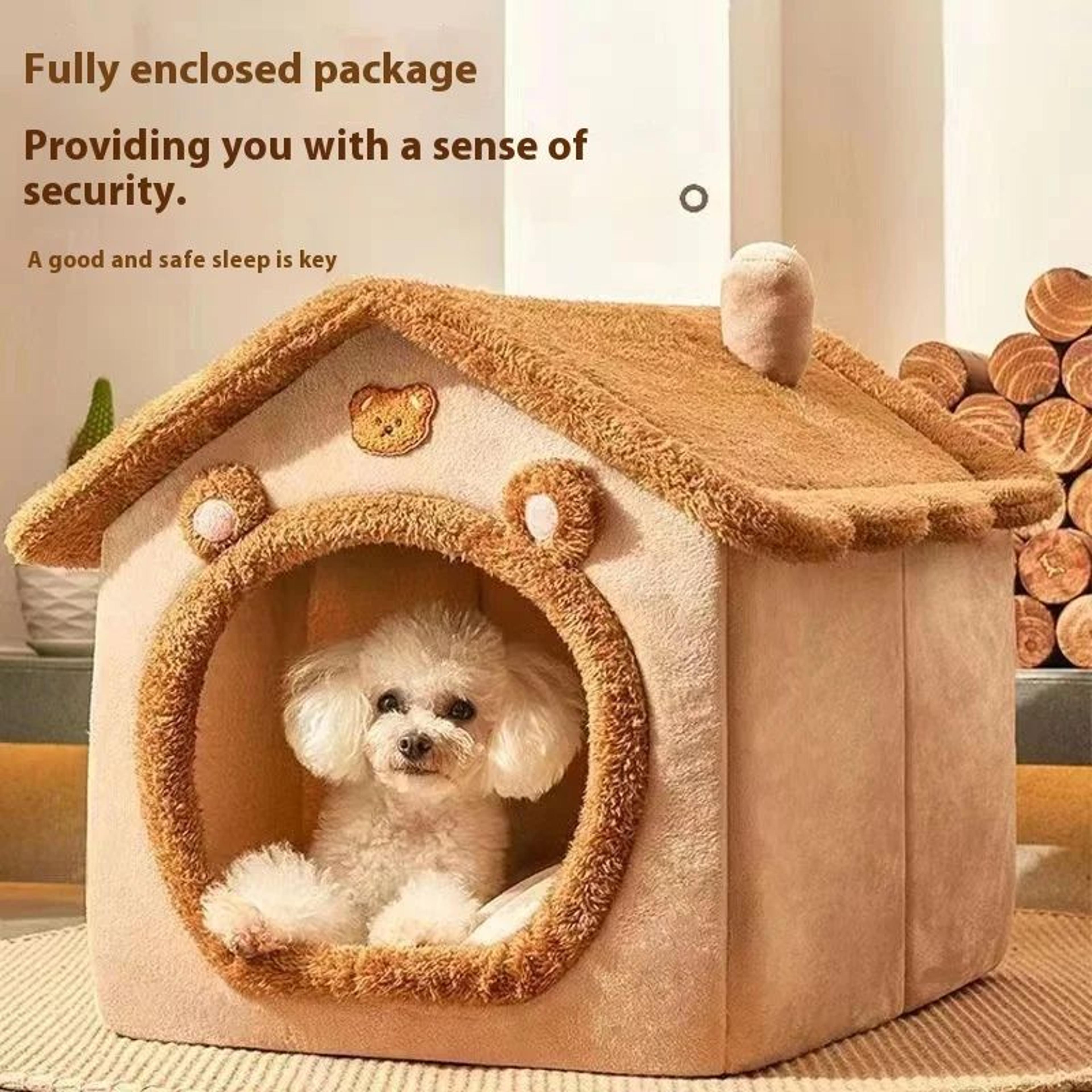 CozyNest Dog House Bed 6