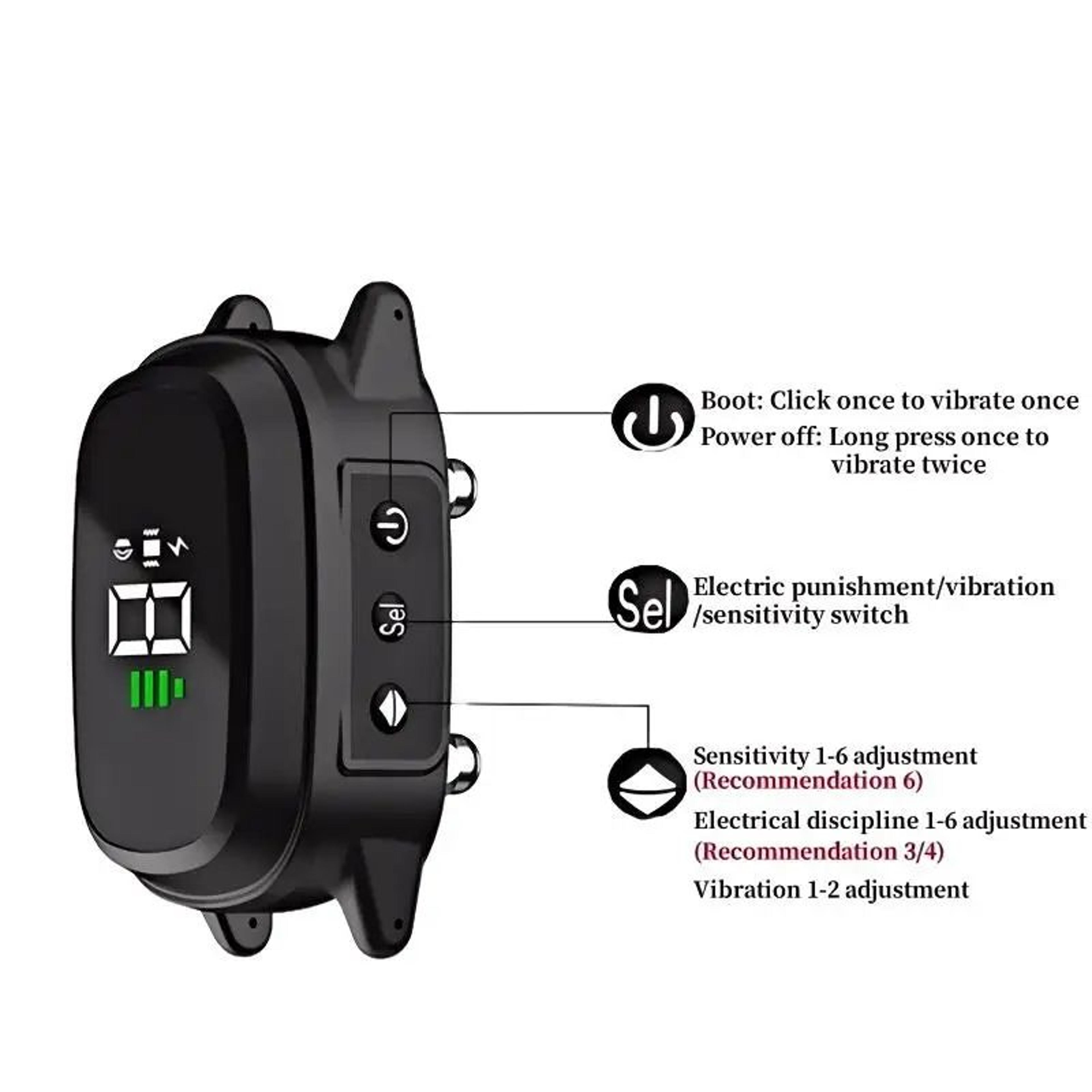 Rechargeable Automatic Anti Bark Dog Training Collar 1