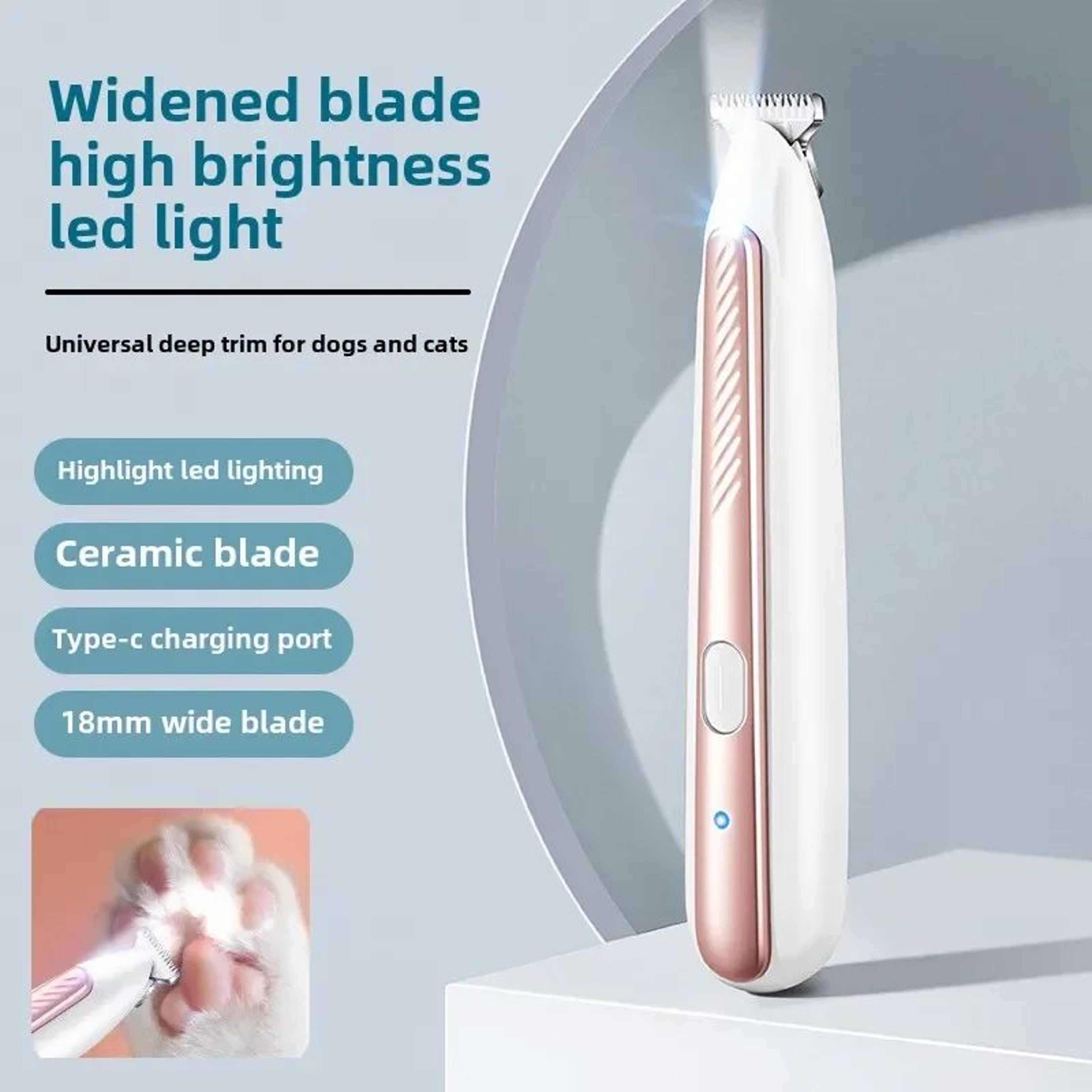 waterproof pet hair trimmer for dogs and cats