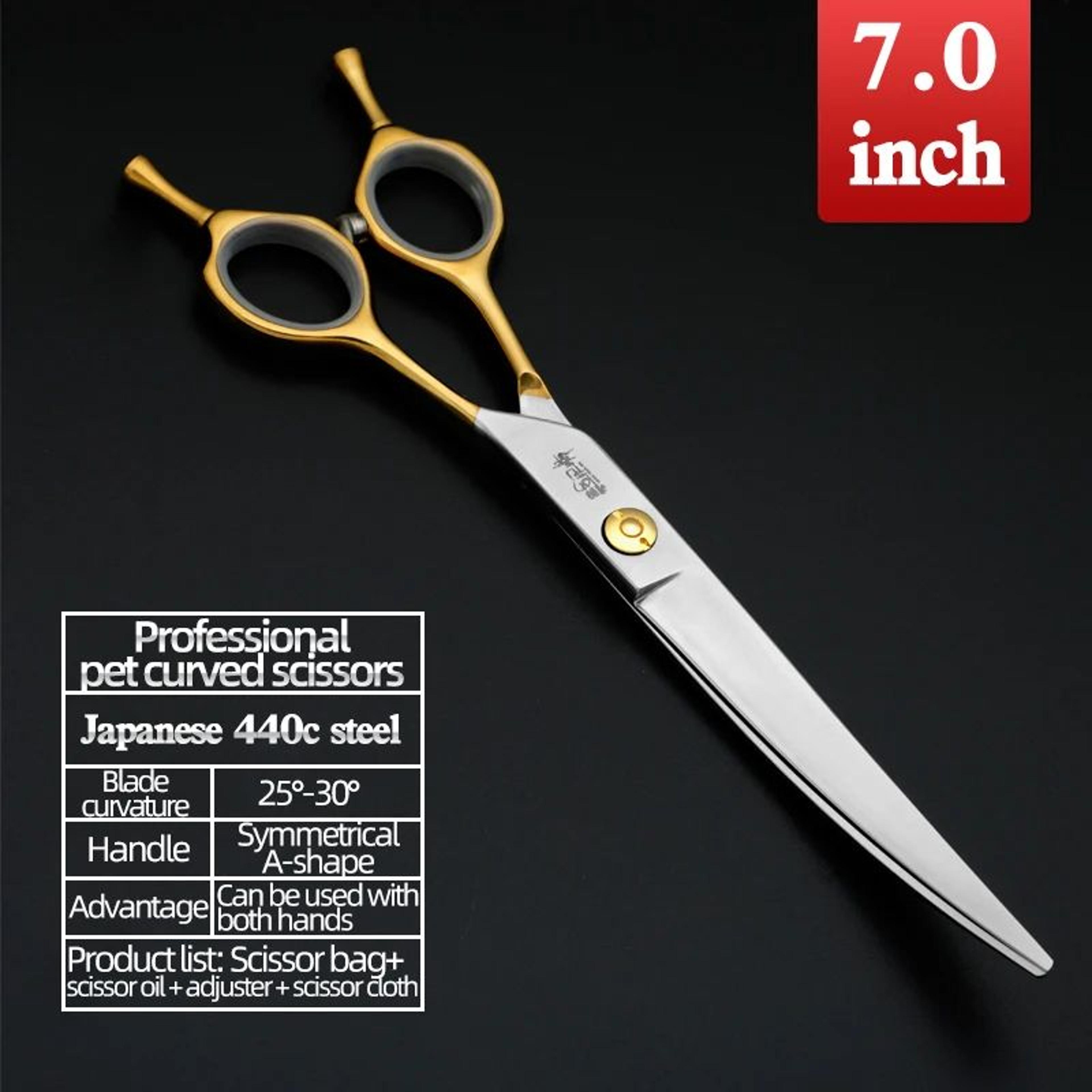Professional 440C Pet Grooming Scissors Set 9