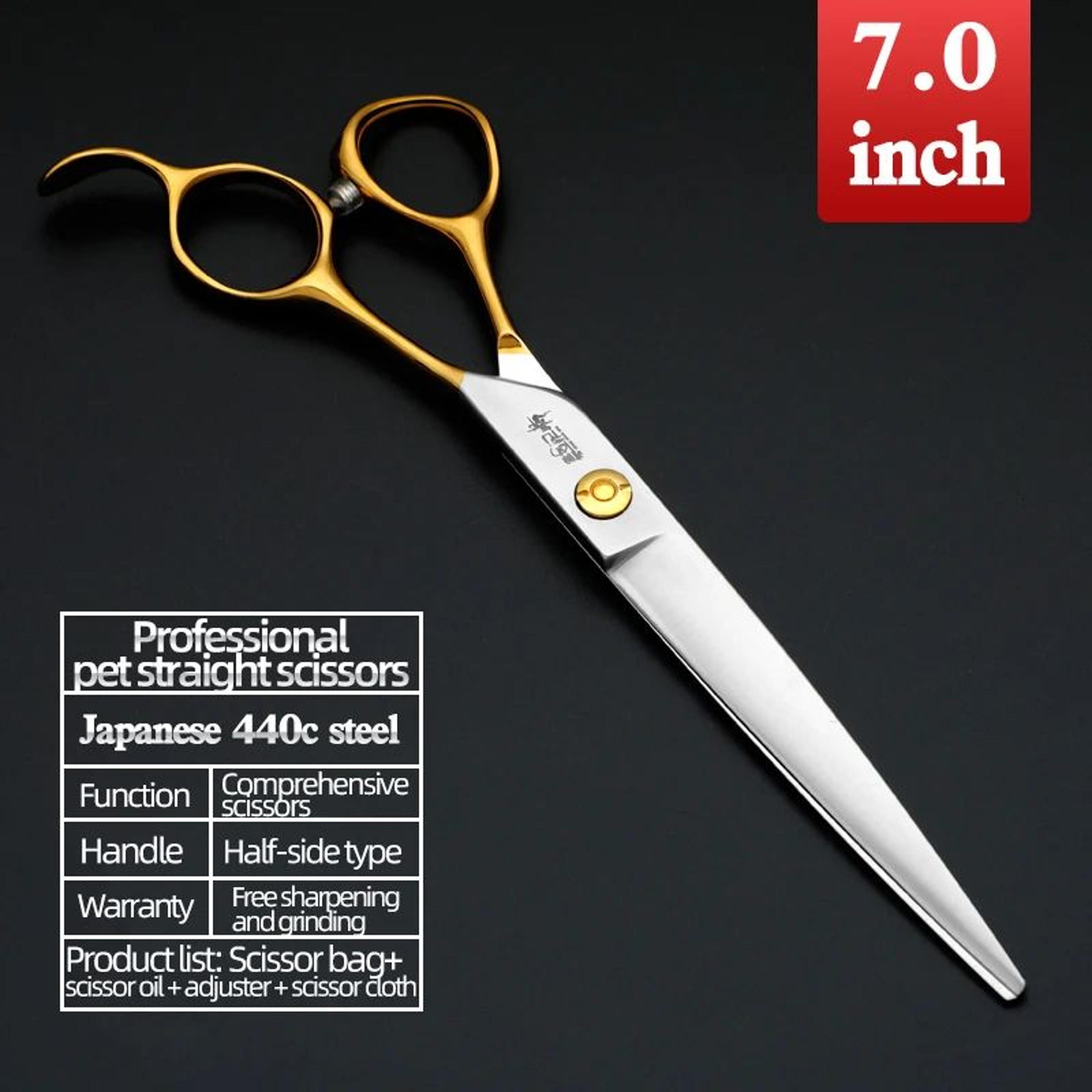 Professional 440C Pet Grooming Scissors Set 11
