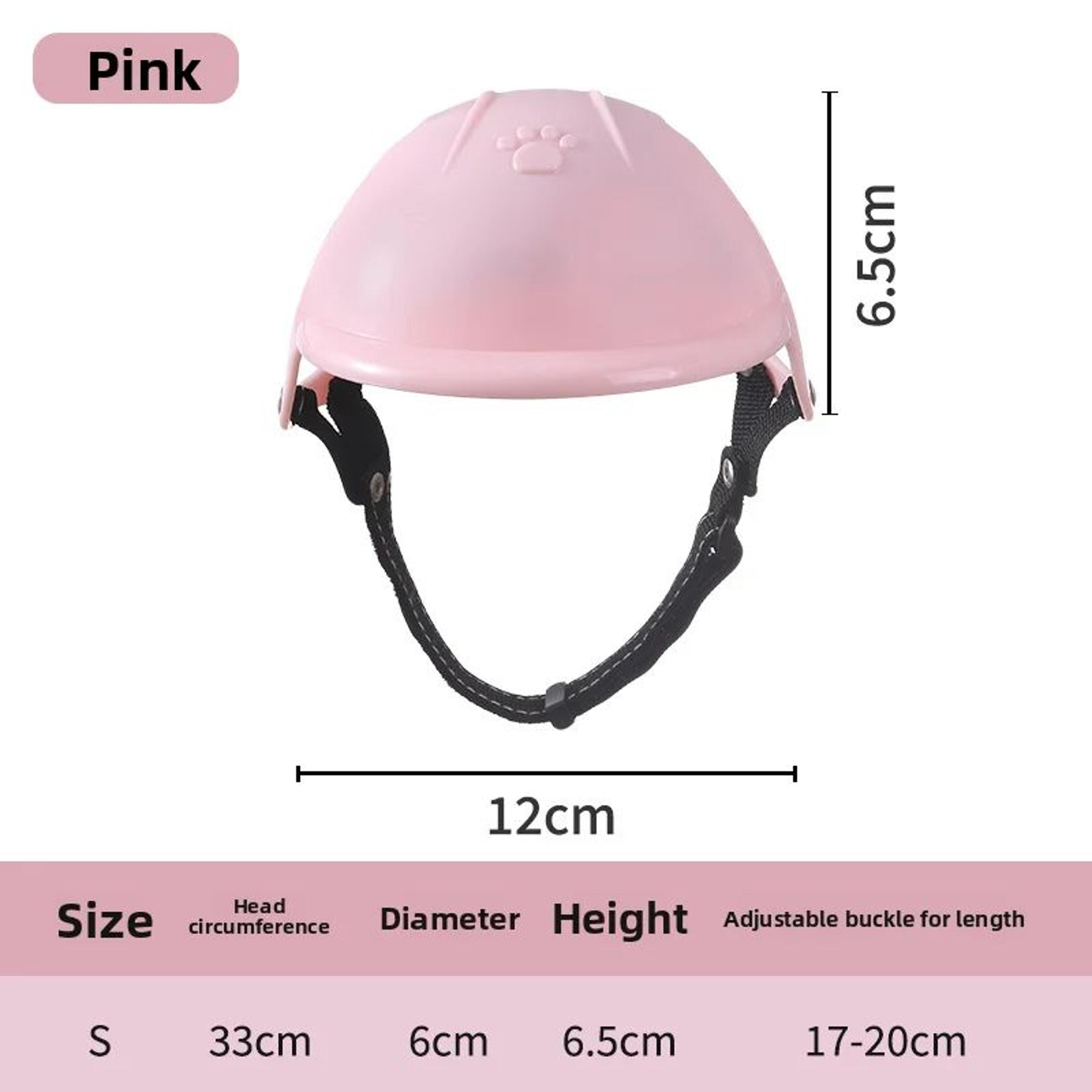 Pink Pet Motorcycle Helmet For Dogs And Cats 6