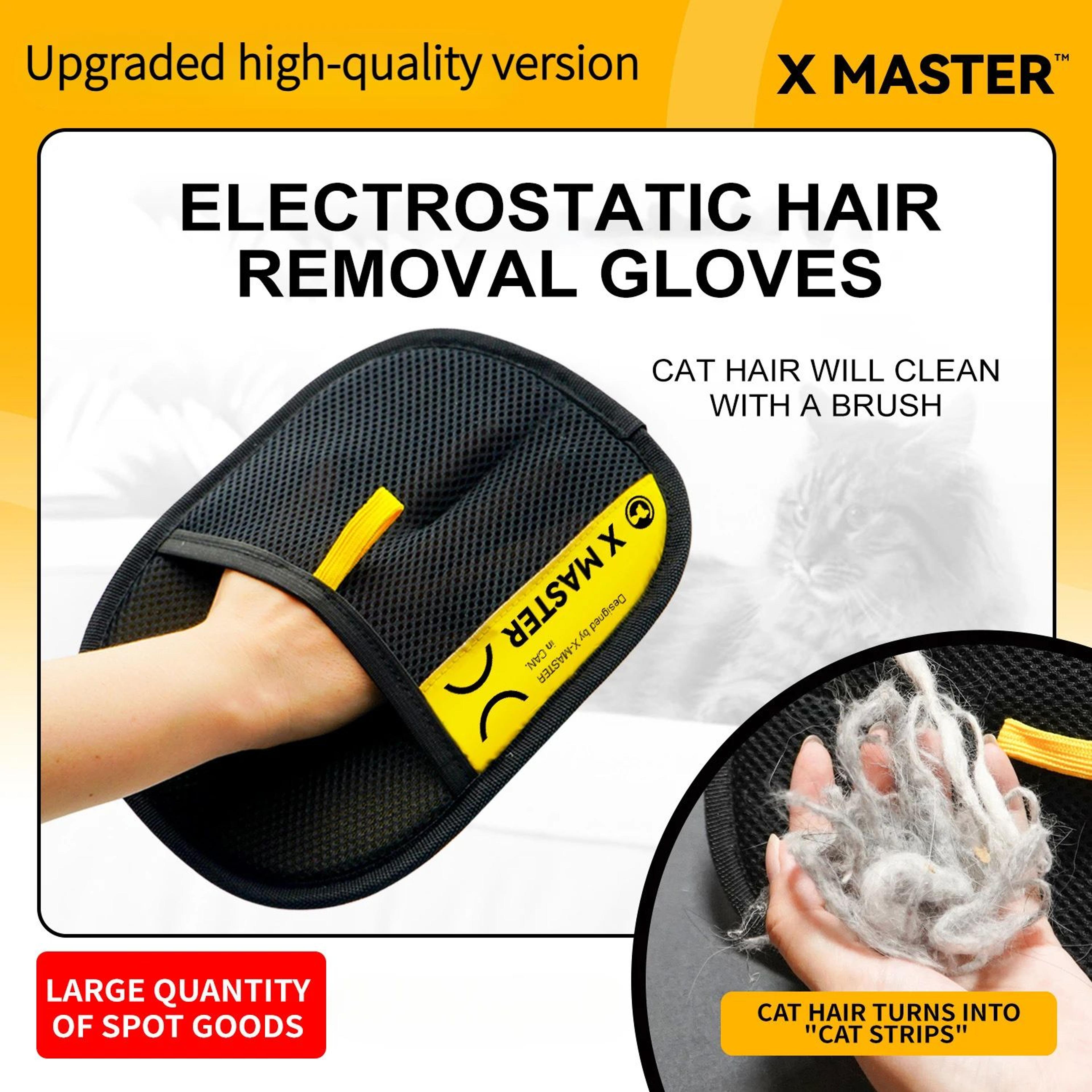 pet hair removal grooming gloves for dogs and cats