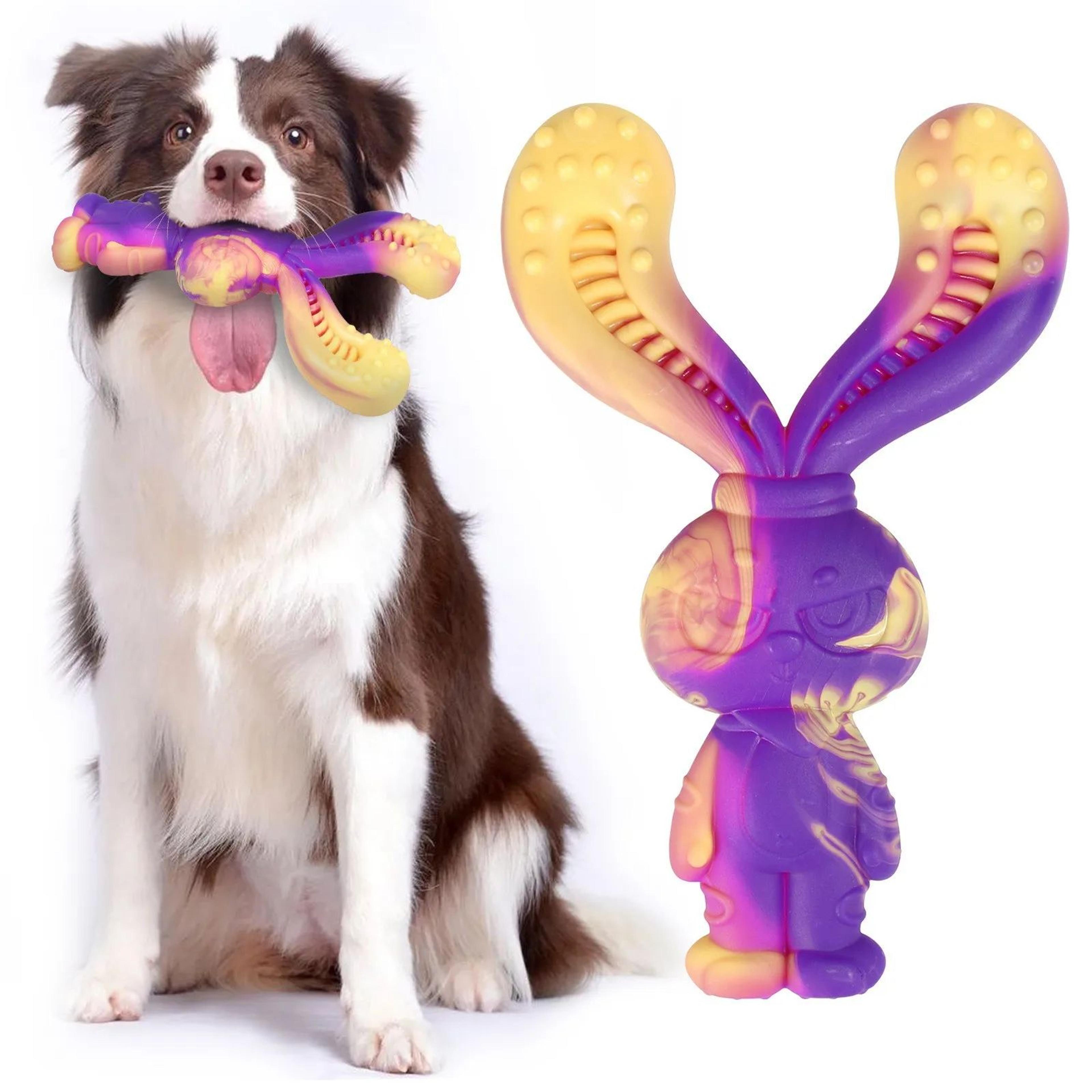 beef flavor tough animal dog chew toy for aggressive chewers