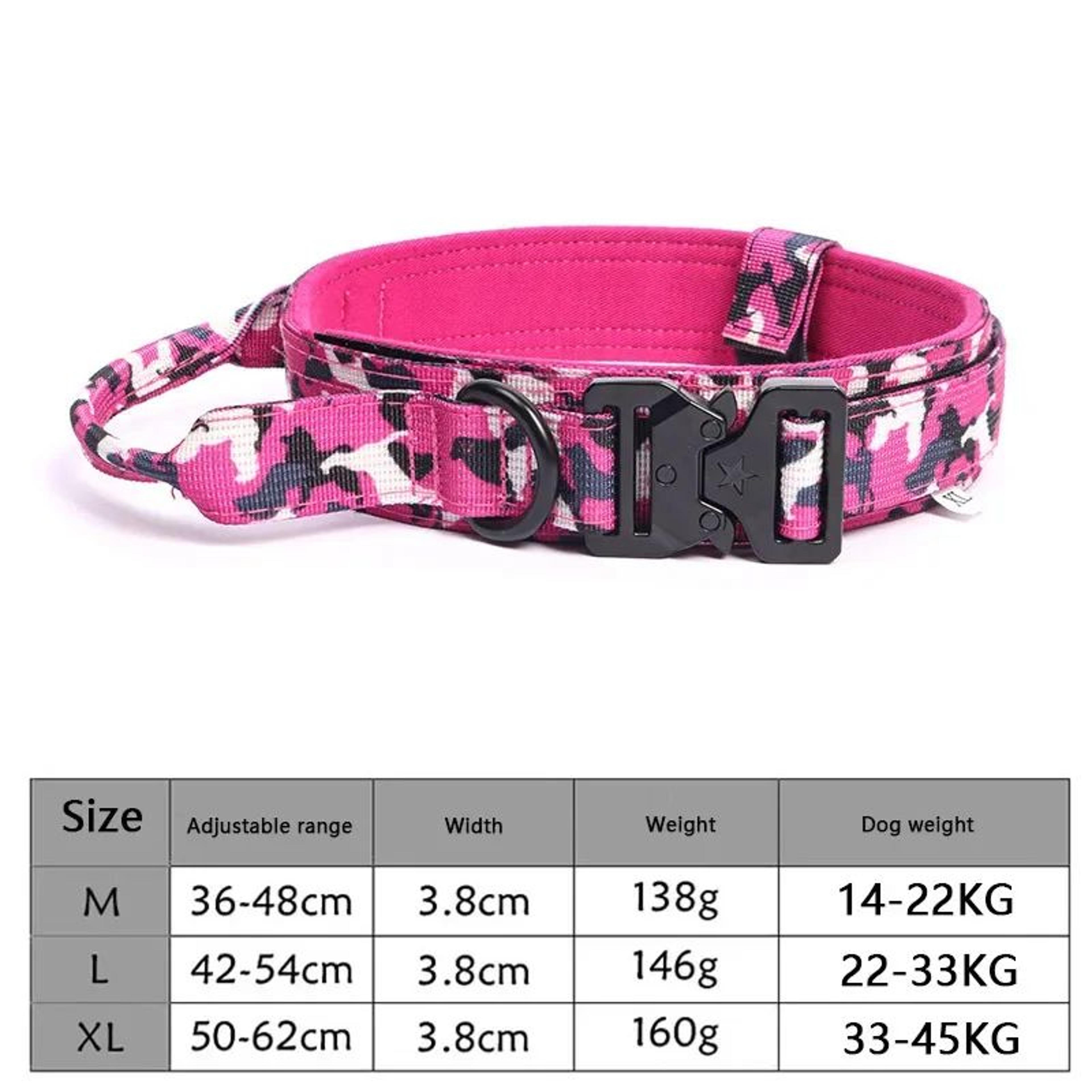 Adjustable Tactical Dog Collar And Training Leash Set 11