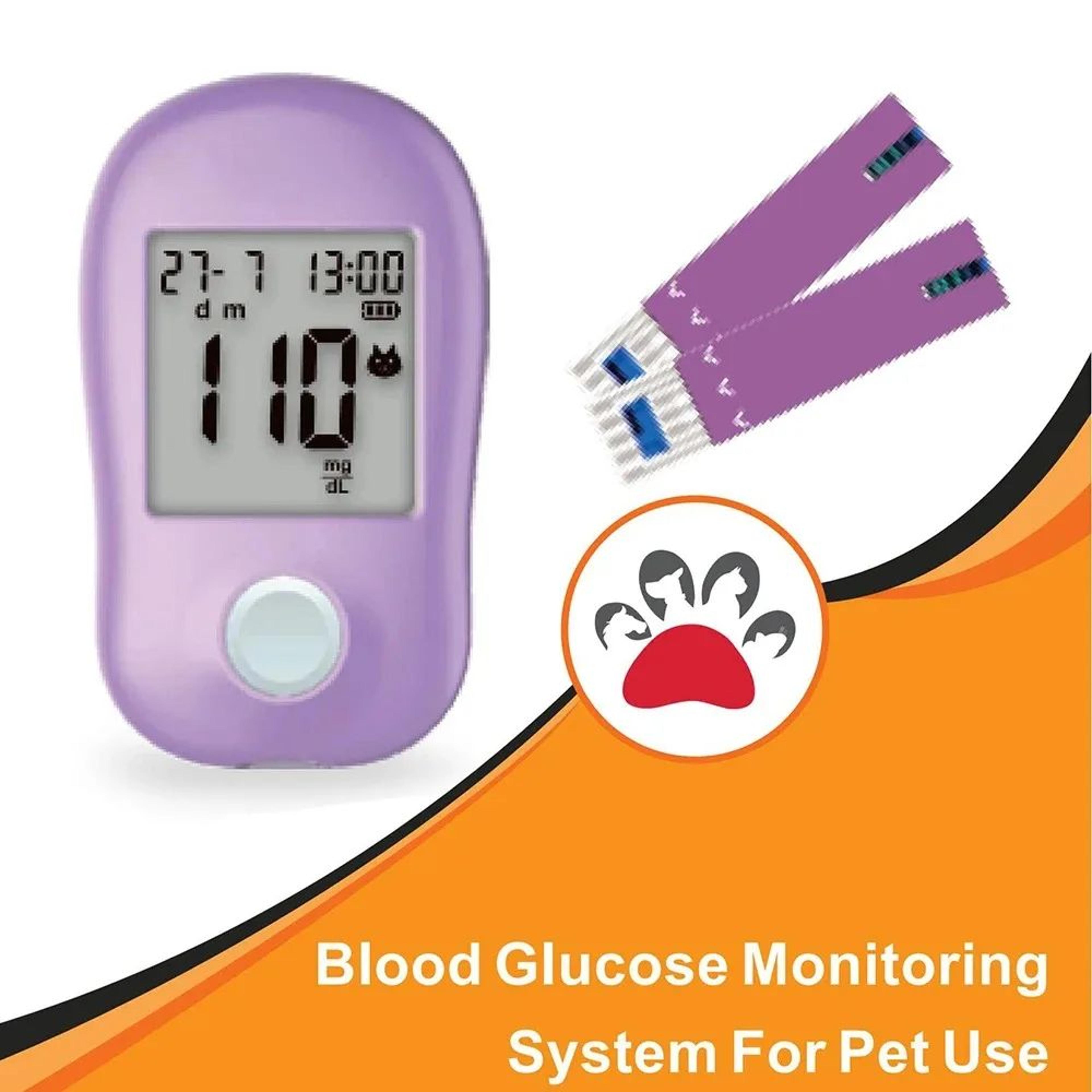 professional pet blood glucose monitoring system for dogs and cats