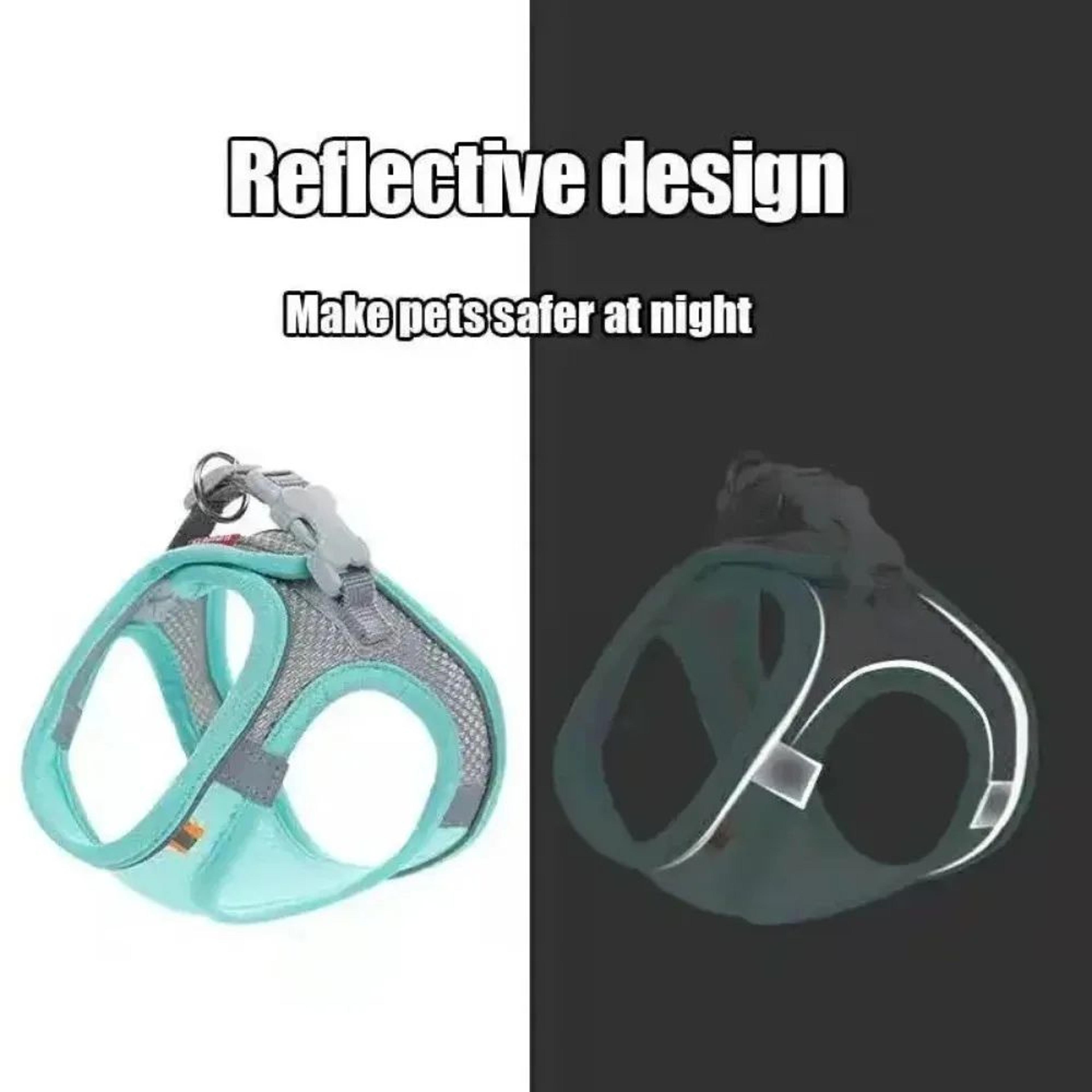 PawSafe Reflective Dog Harness And Leash Set 1