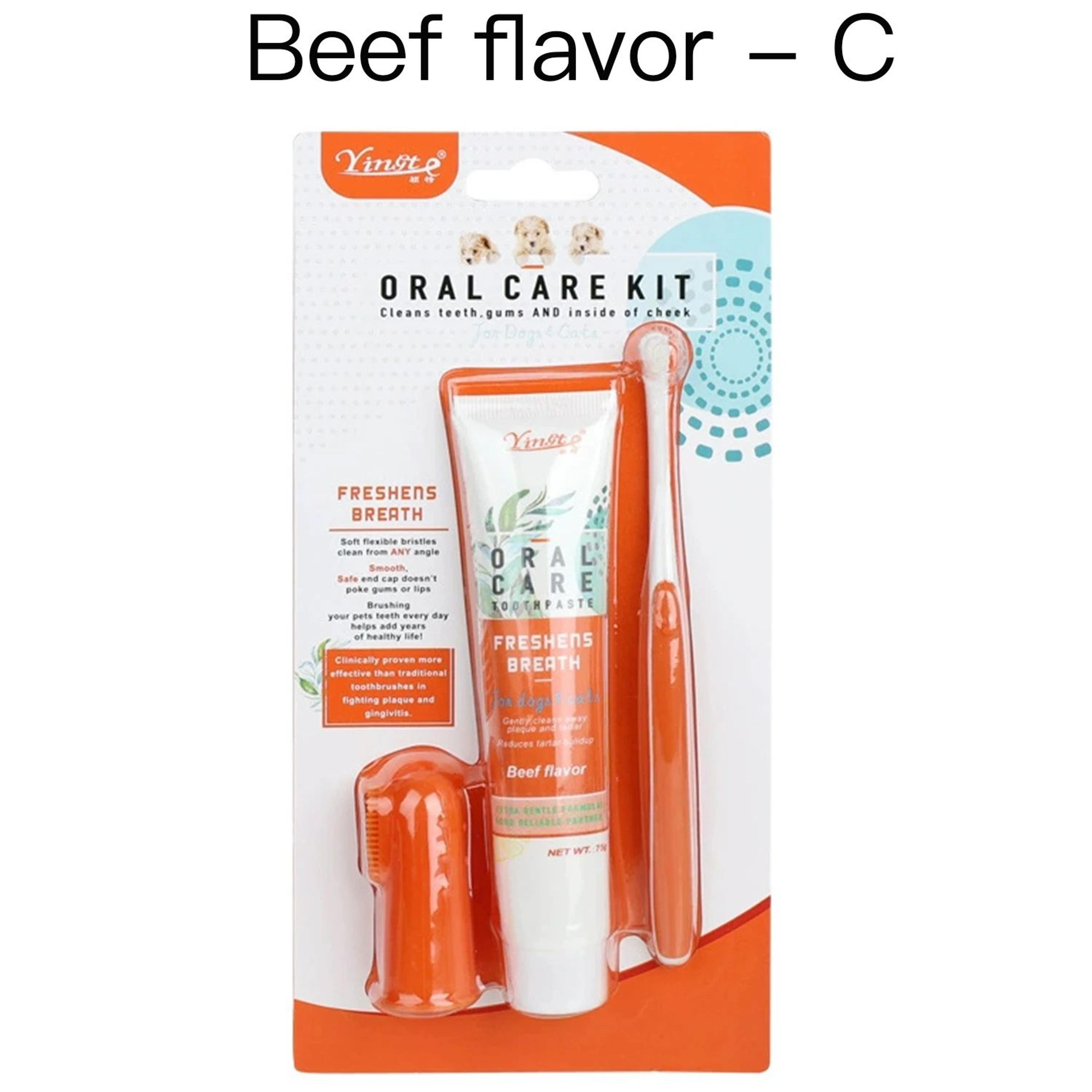 FreshPaw Pet Dental Care Toothbrush And Toothpaste Kit 8