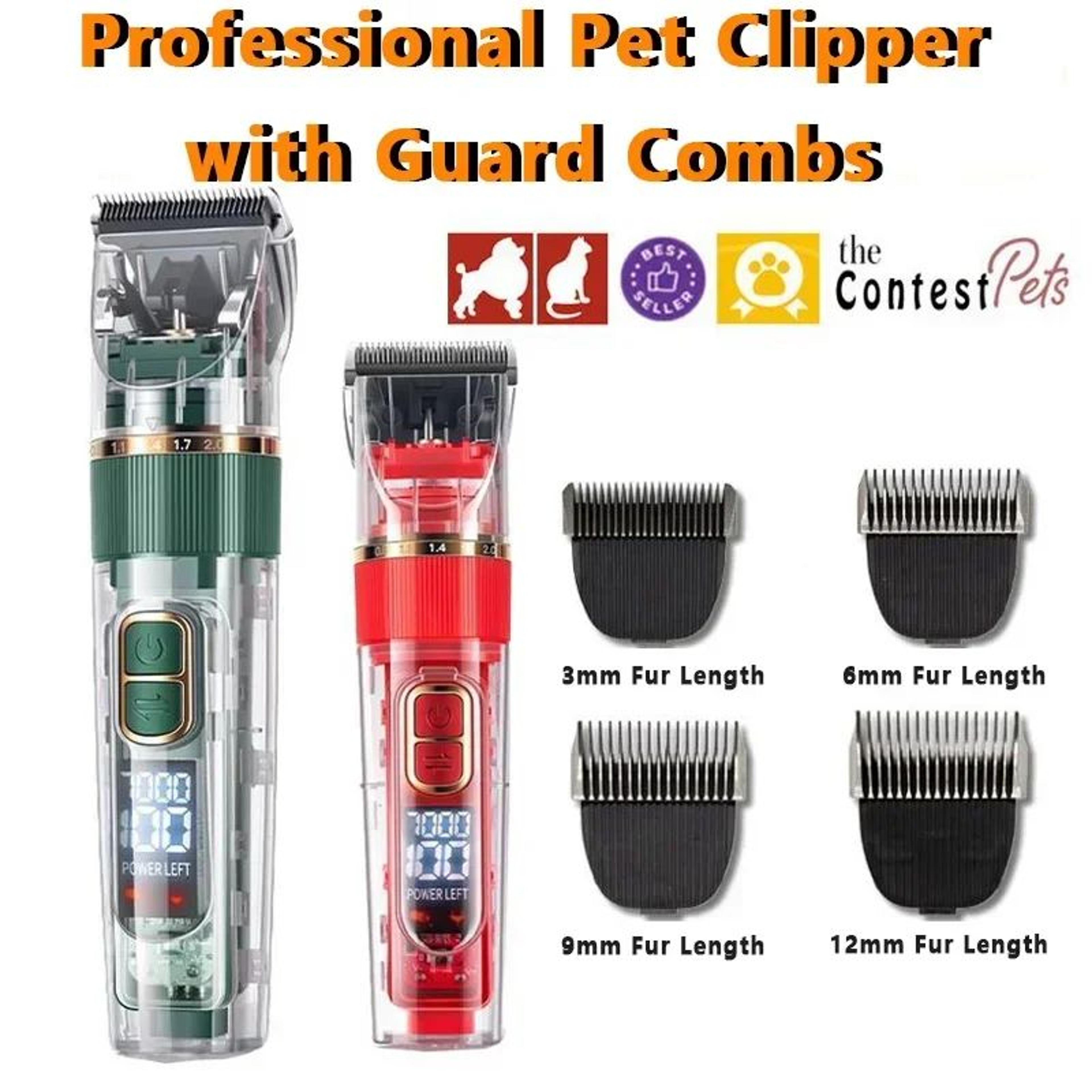 professional rechargeable pet grooming clipper for dogs and cats