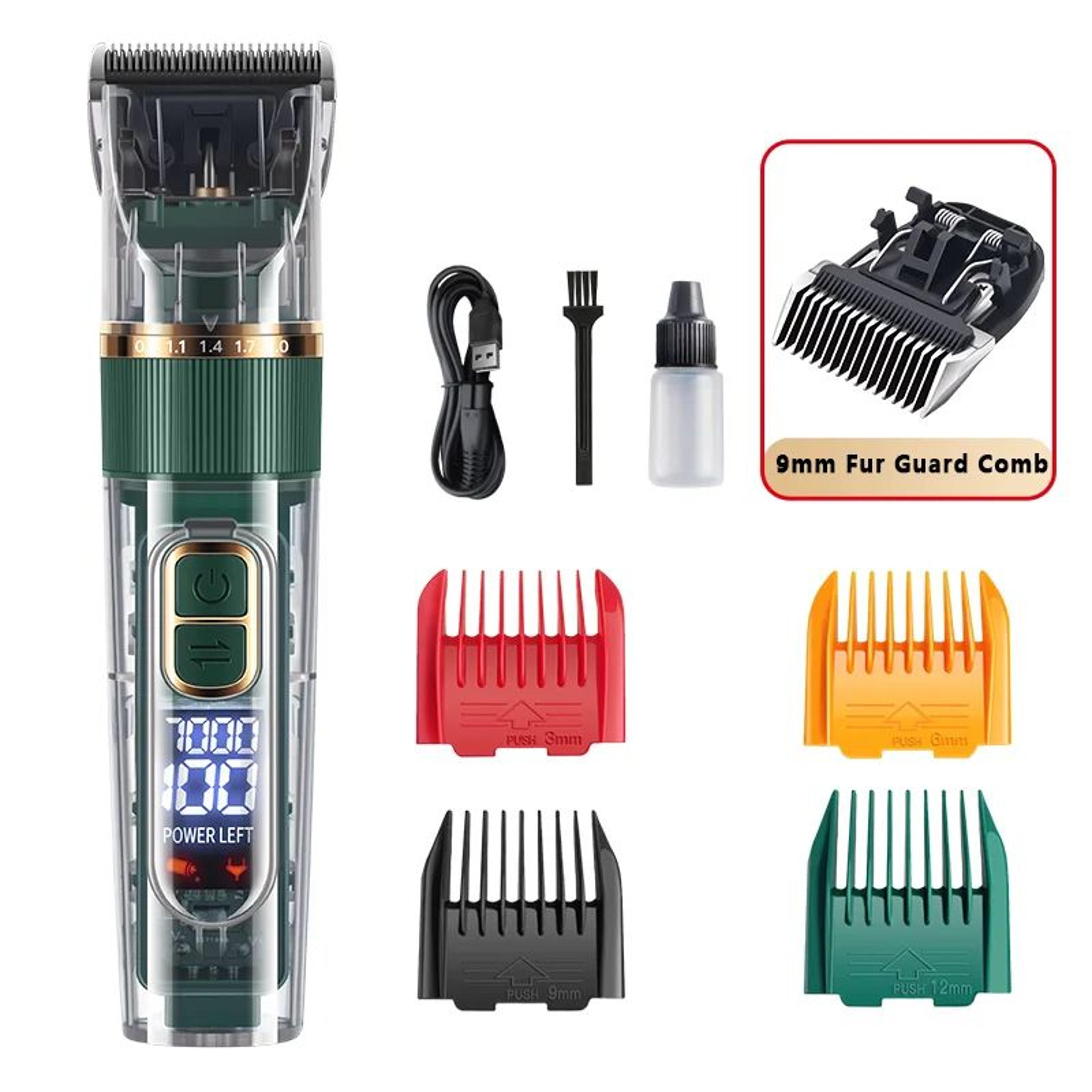 Professional Rechargeable Pet Grooming Clipper For Dogs And Cats 10