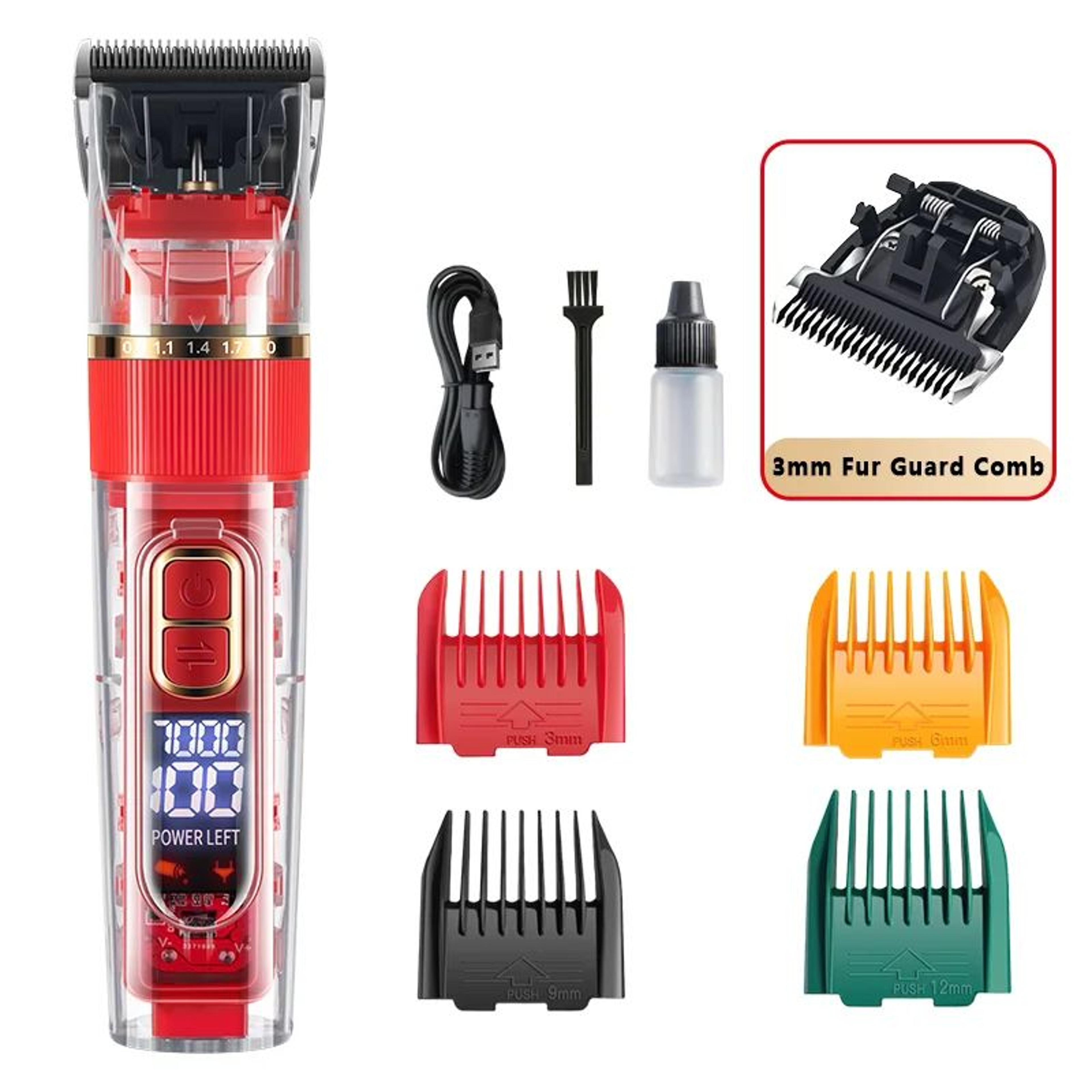 Professional Rechargeable Pet Grooming Clipper For Dogs And Cats 13