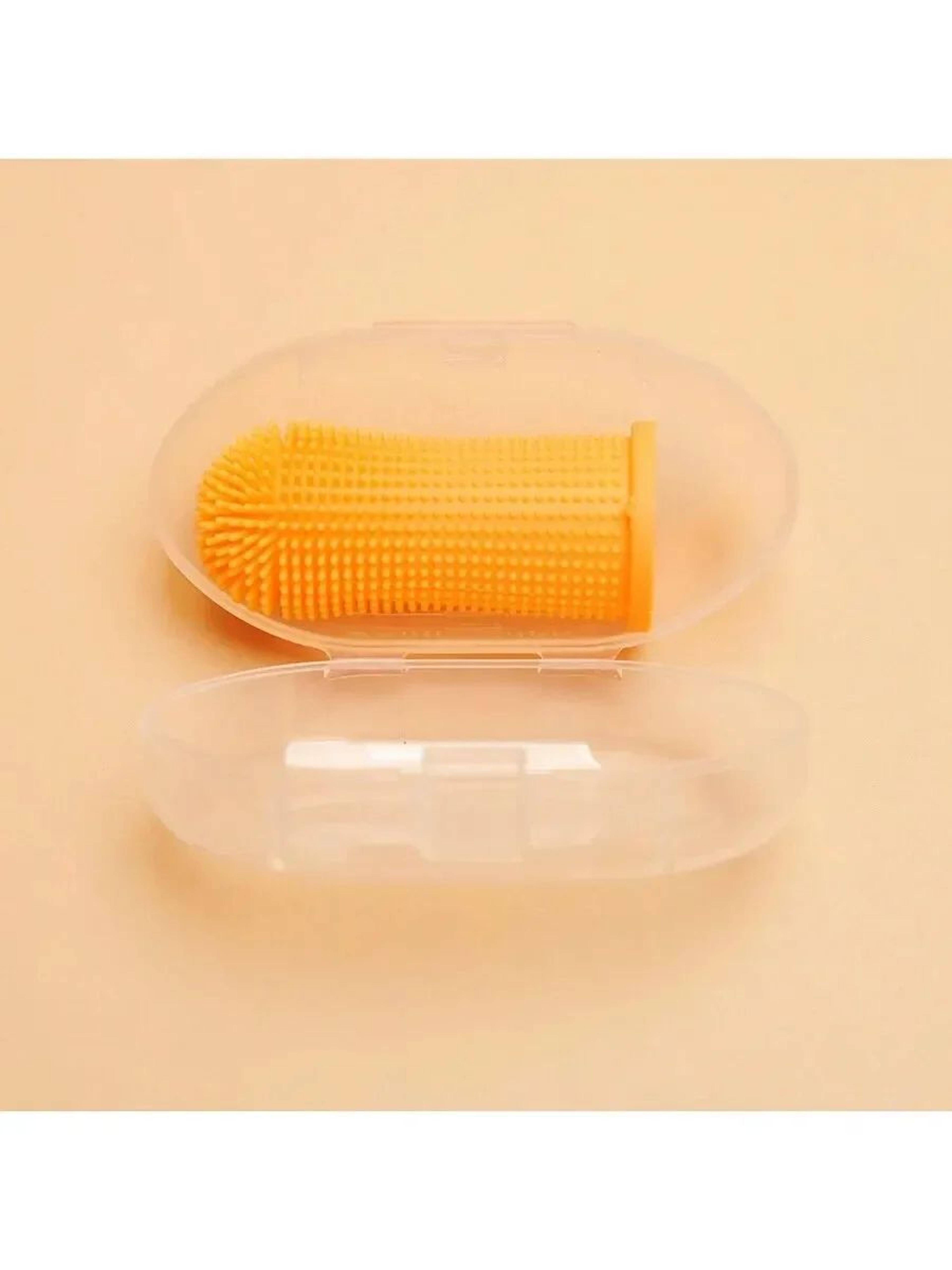 Silicone Pet Finger Toothbrush Soft Oral Cleaning Brush For Dogs And Cats 7