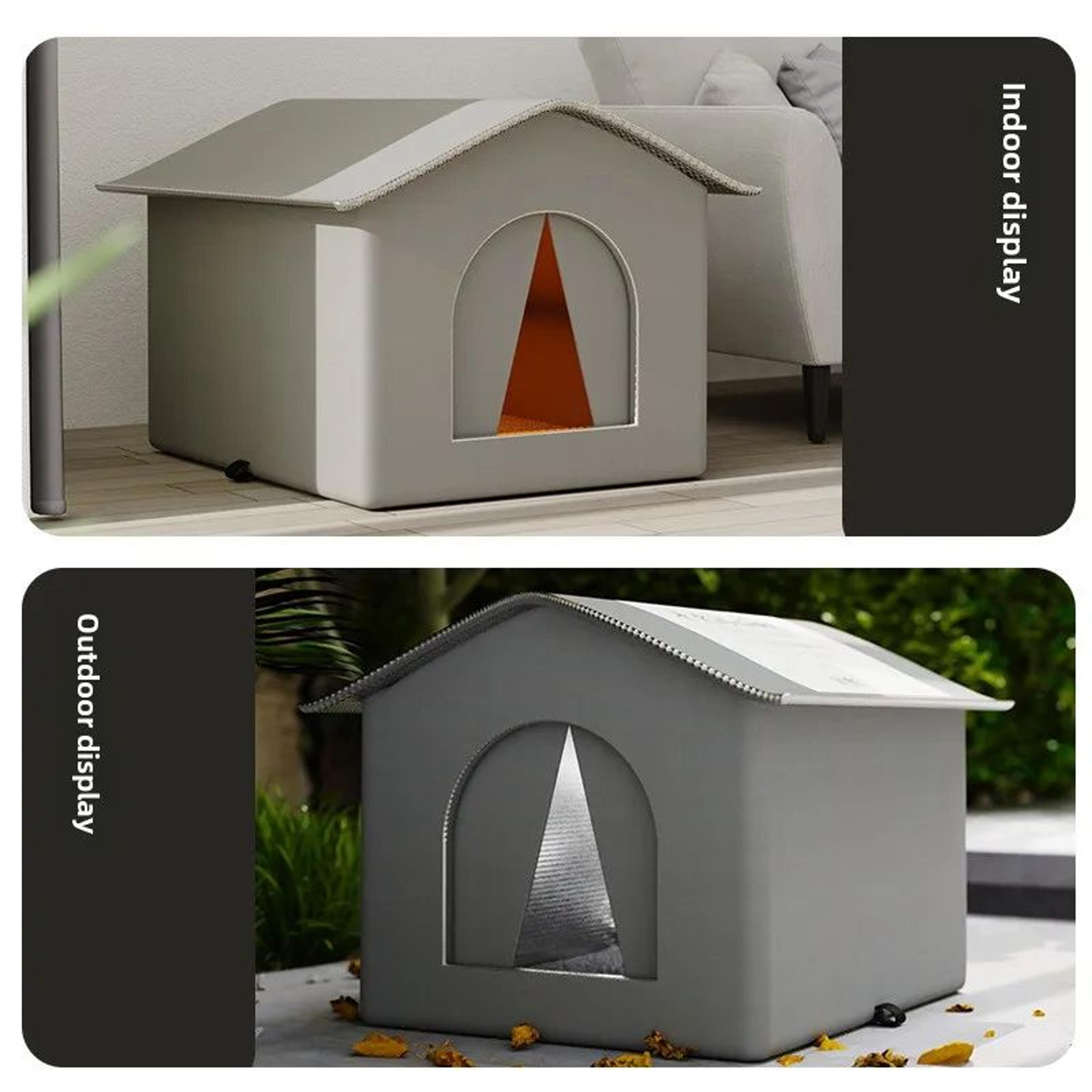 WarmShield Waterproof Outdoor Pet House 0