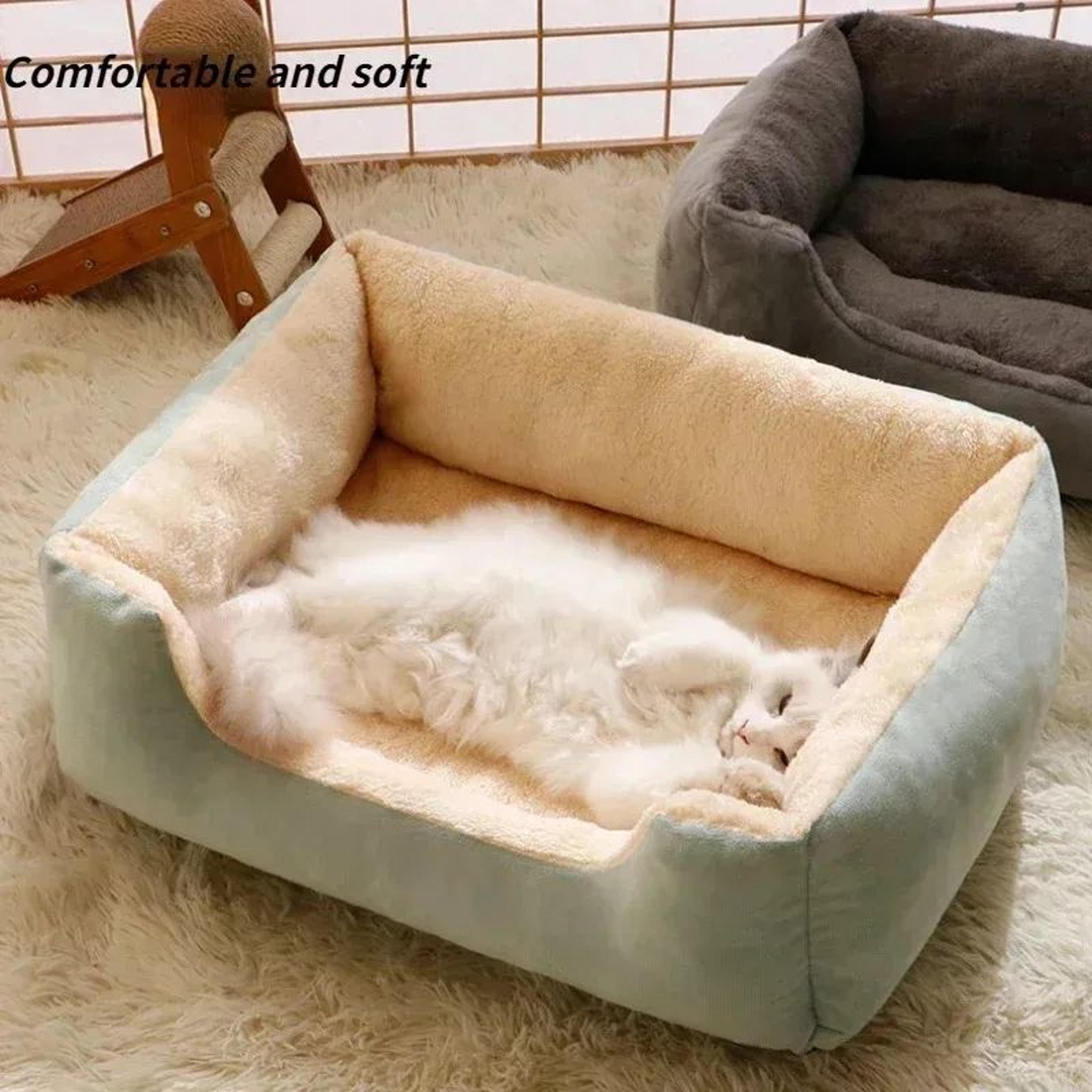 CozyNest Winter Pet Cushion Bed 1