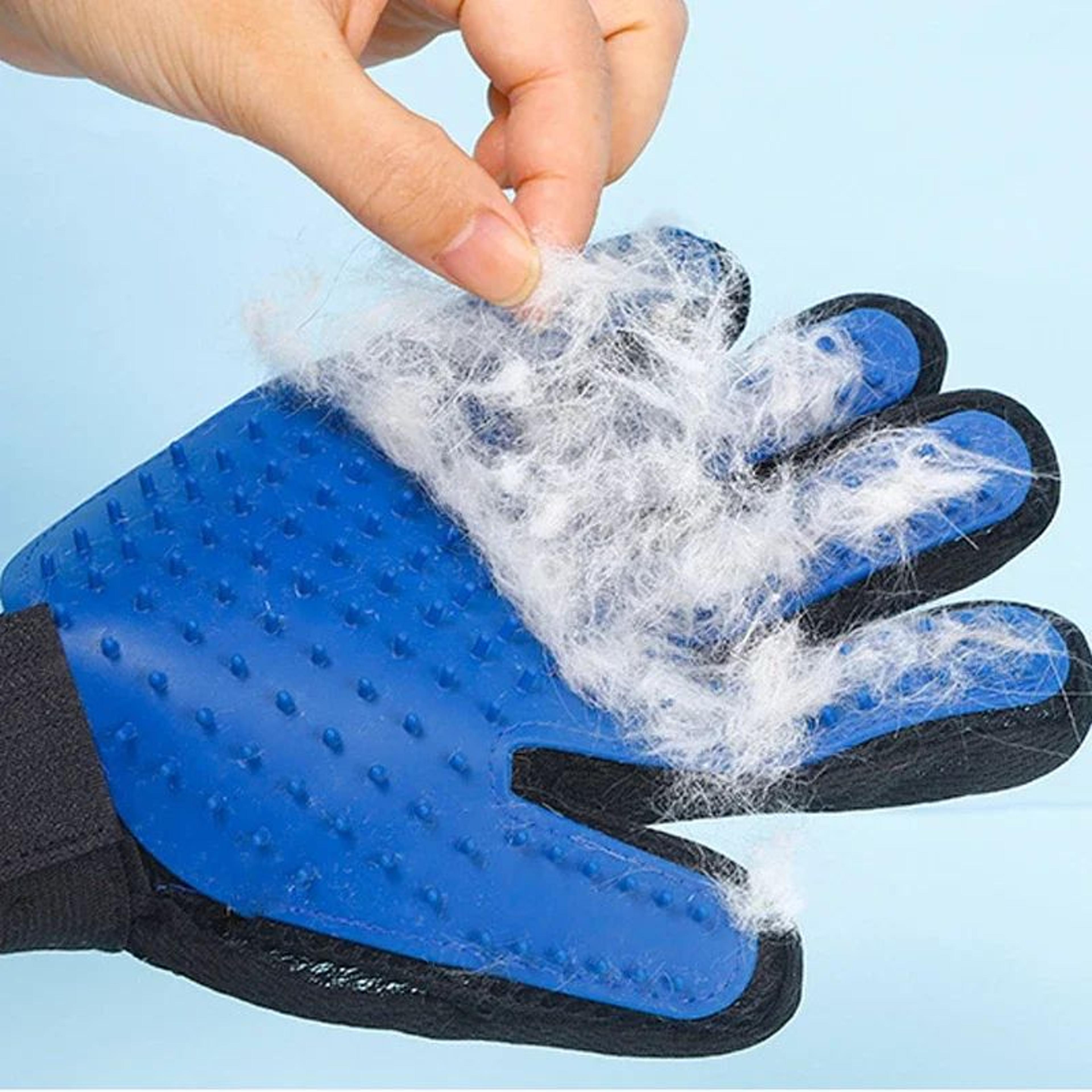 furease pet grooming hair removal gloves