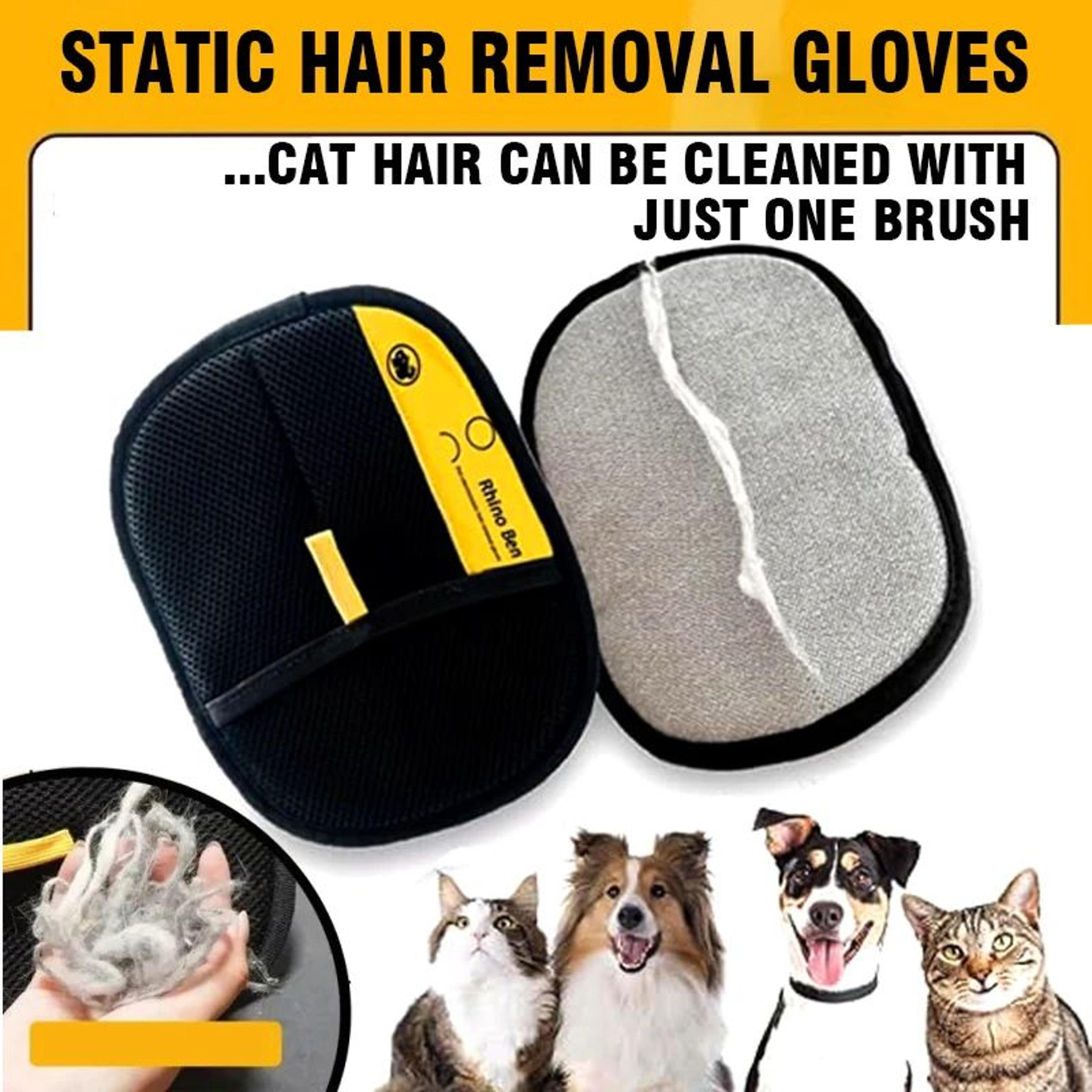 fursweep electrostatic pet hair removal glove