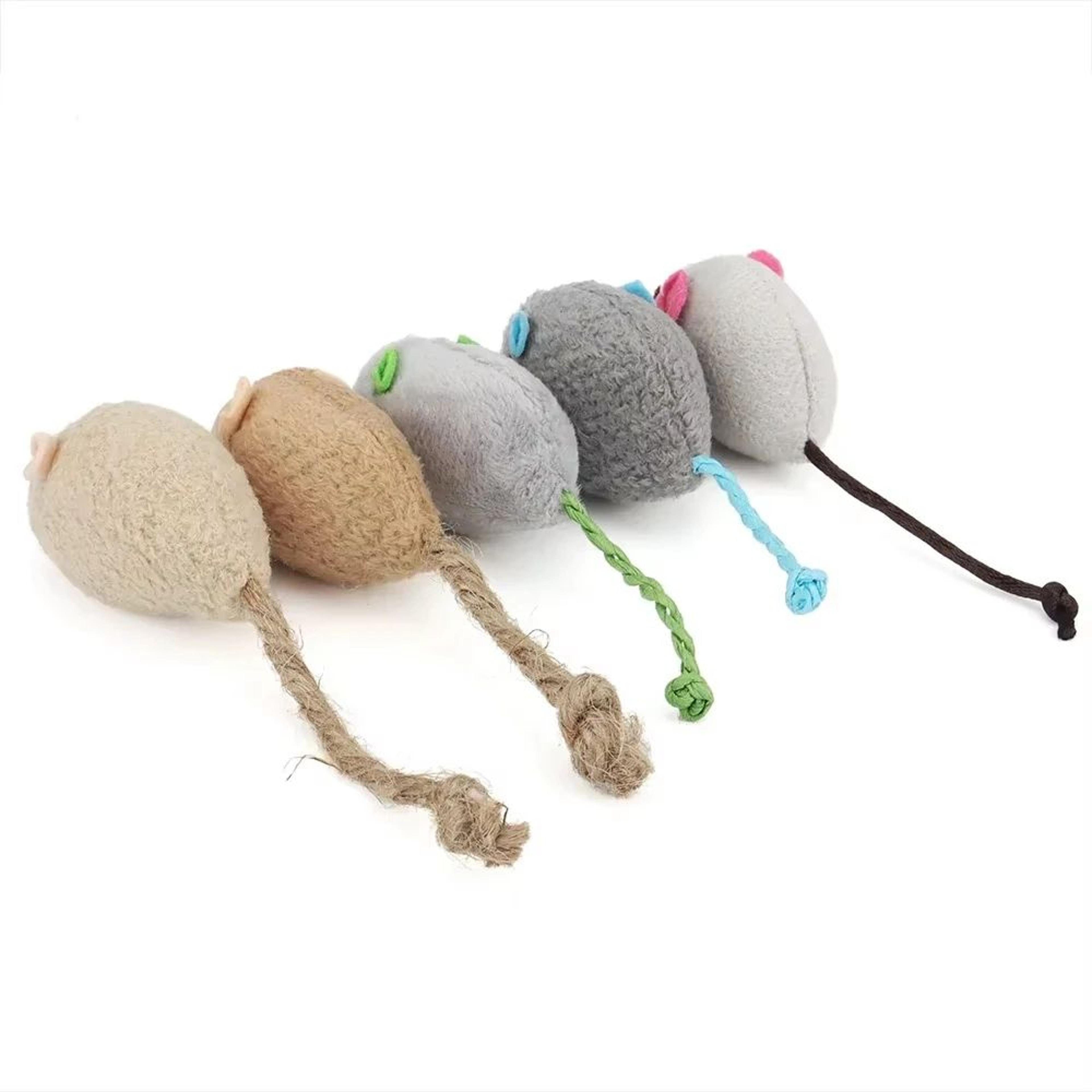 PurrHunt Catnip Mouse Toy Set 5
