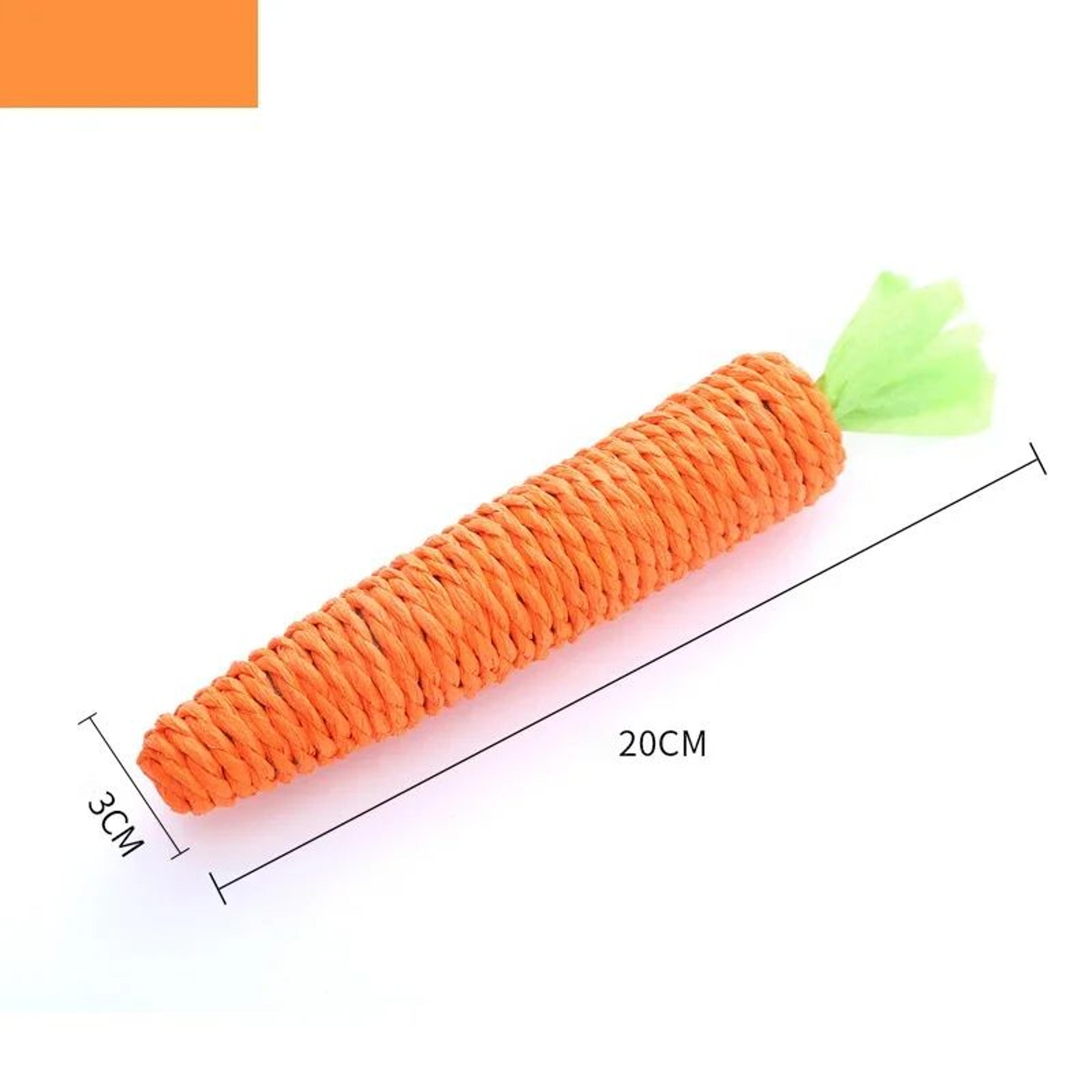 Carrot Crunch Interactive Cat Chew Toy 4