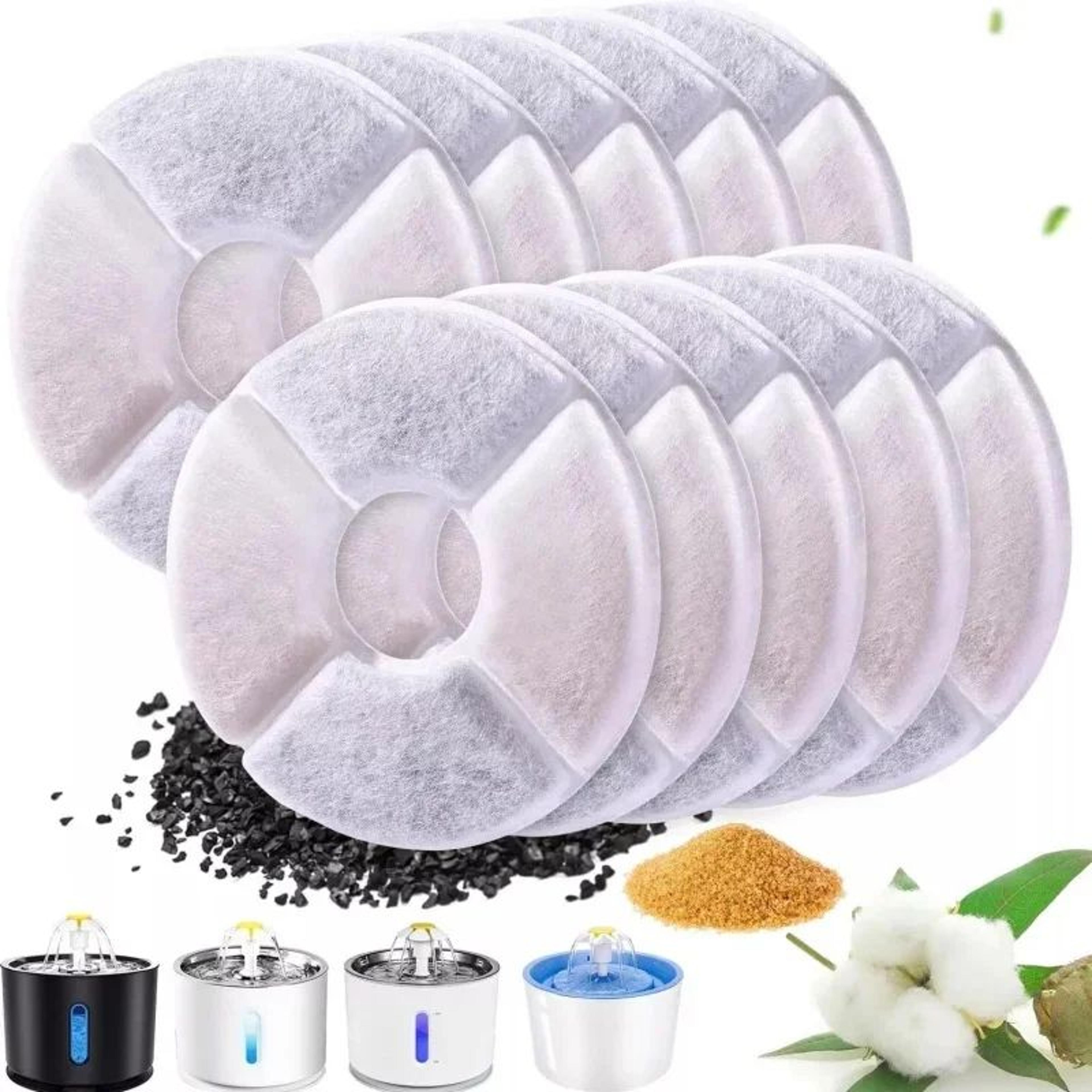 activated carbon cat water fountain replacement filters pack