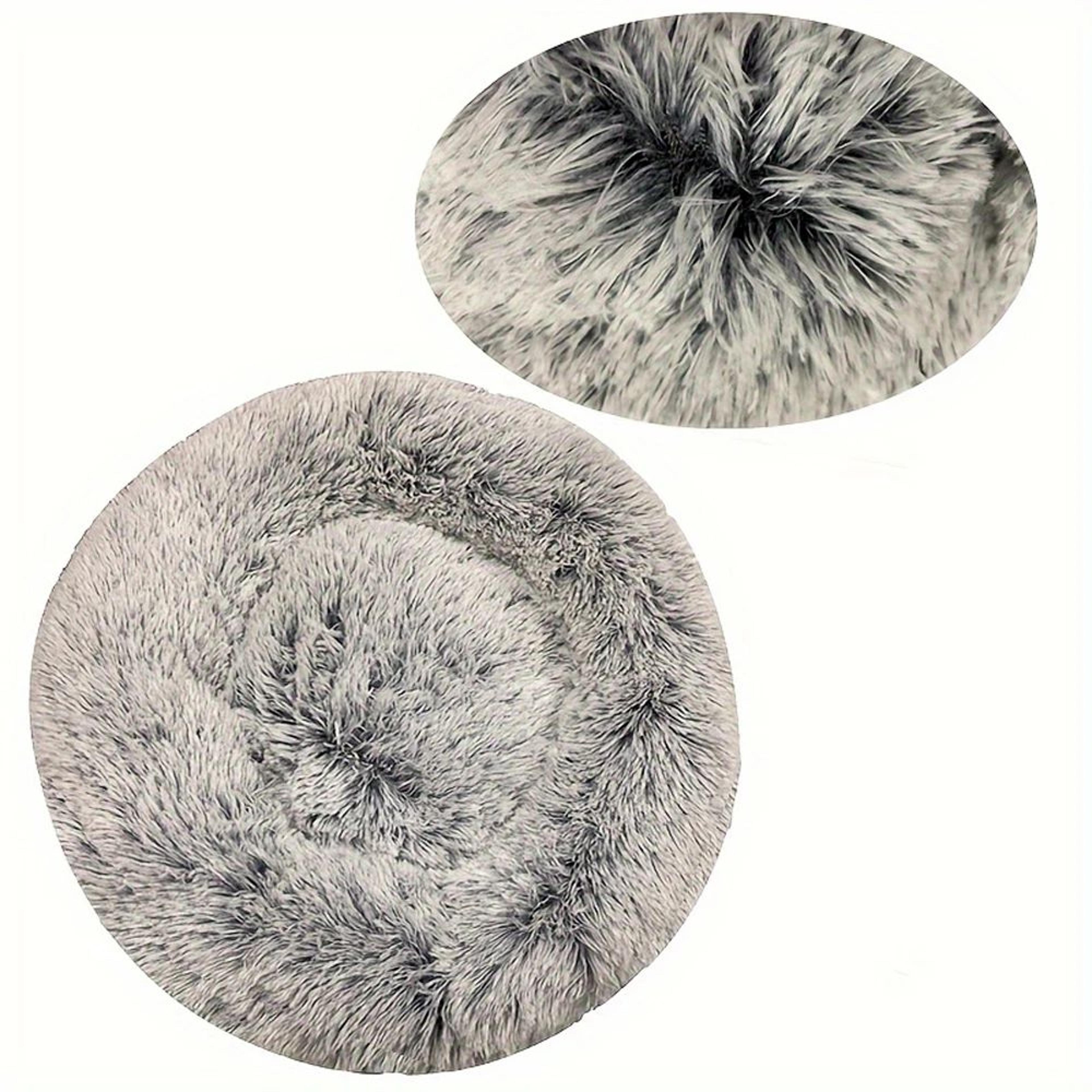 CloudNest Plush Pet Bed Round Cat And Dog Sleeping Nest 11