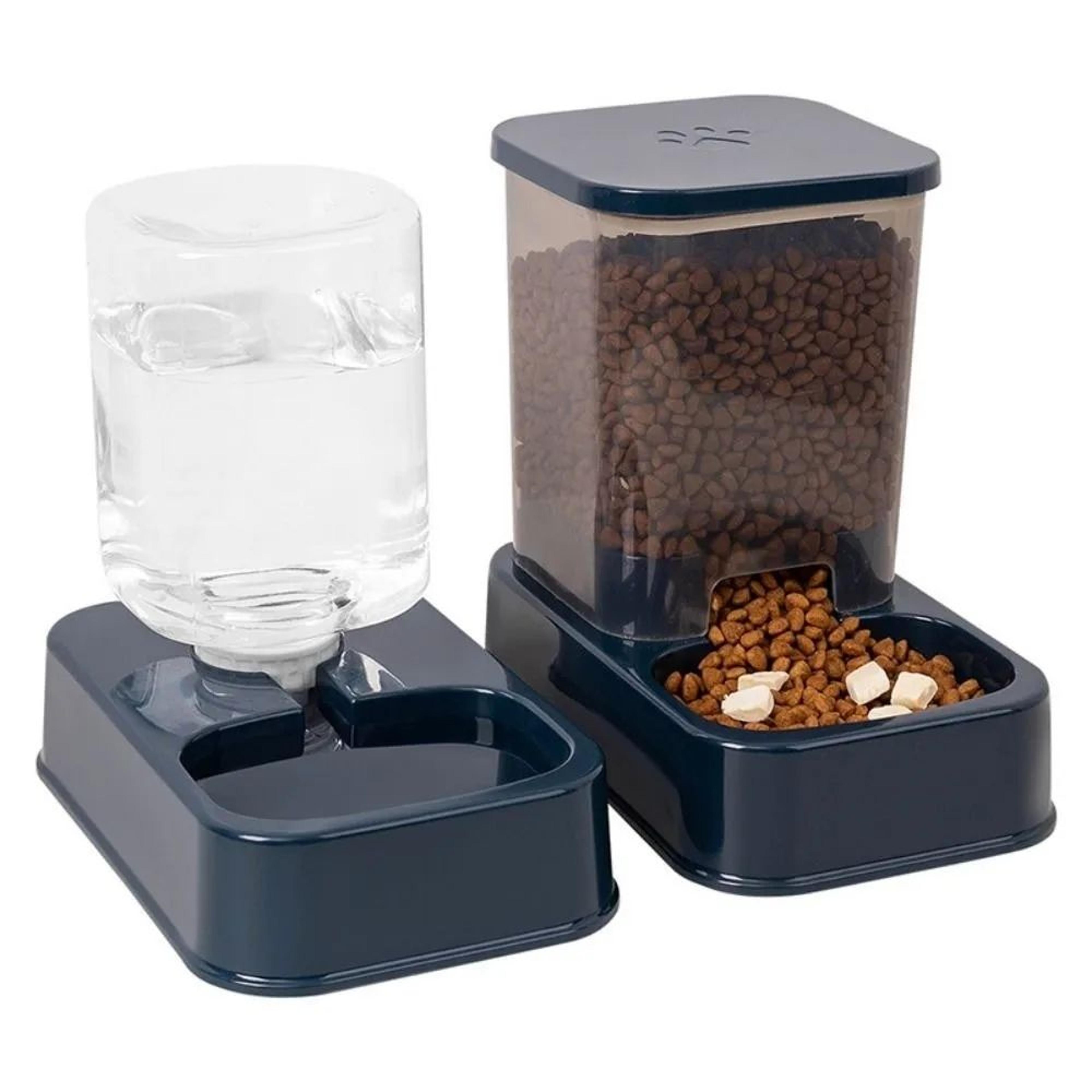 FreshFlow Automatic Pet Feeder And Water Dispenser Set 1