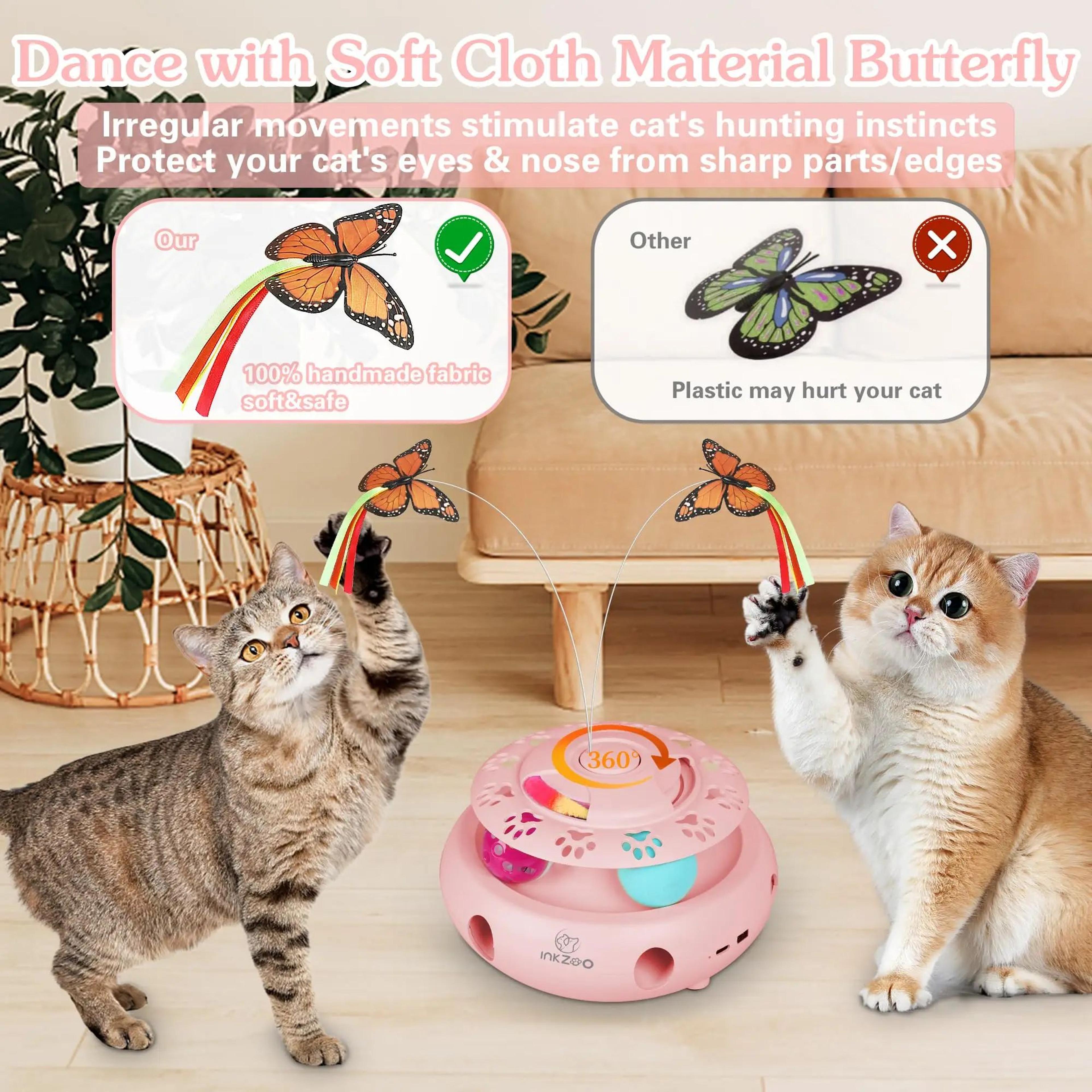 WhackFlutter 4 In 1 Interactive Cat Toy Center 3